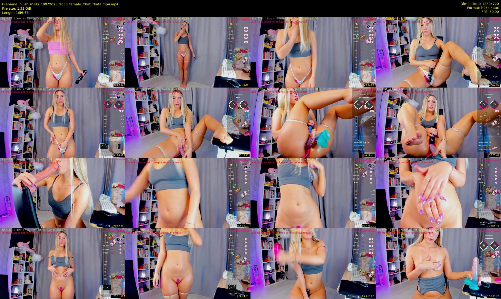blush_mikki — 117 minute Chaturbate female cam show recording, 720p, Jul 18, 2023