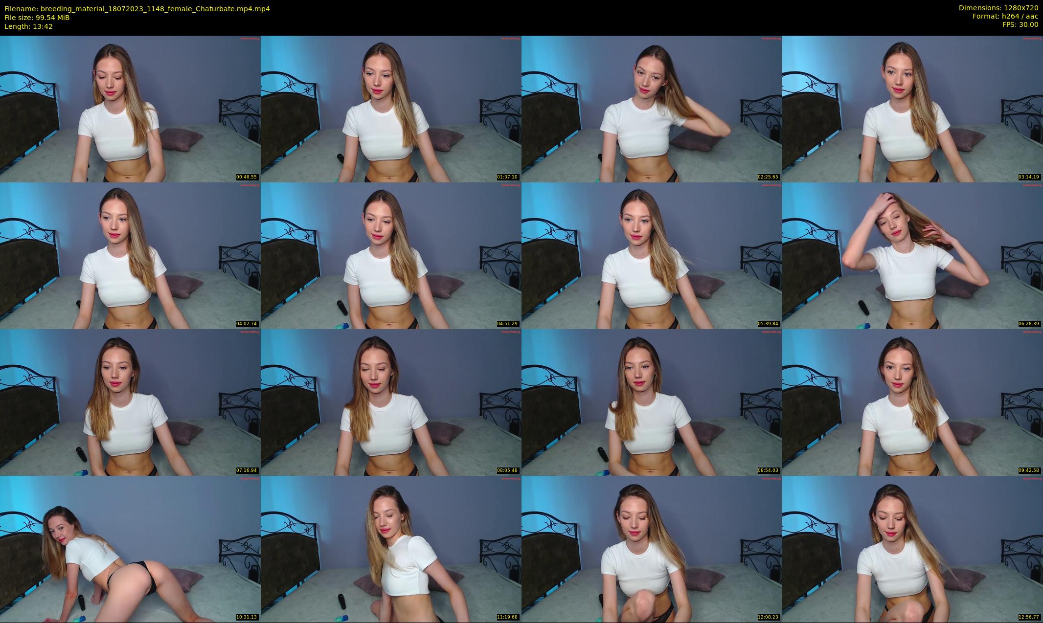 breeding_material — 14 minute Chaturbate female cam show recording, 720p, Jul 18, 2023