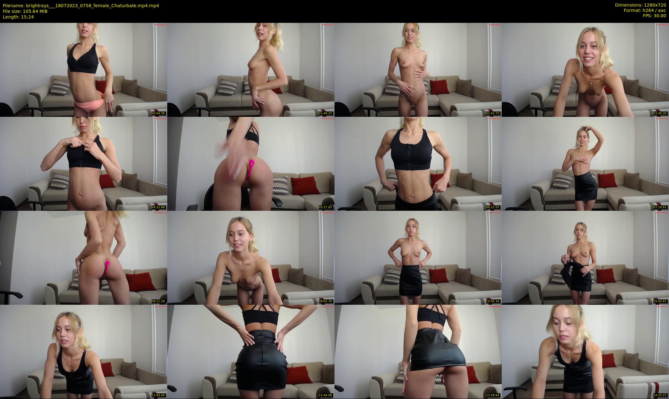 brightrays__ — 16 minute Chaturbate female cam show recording, 720p, Jul 18, 2023