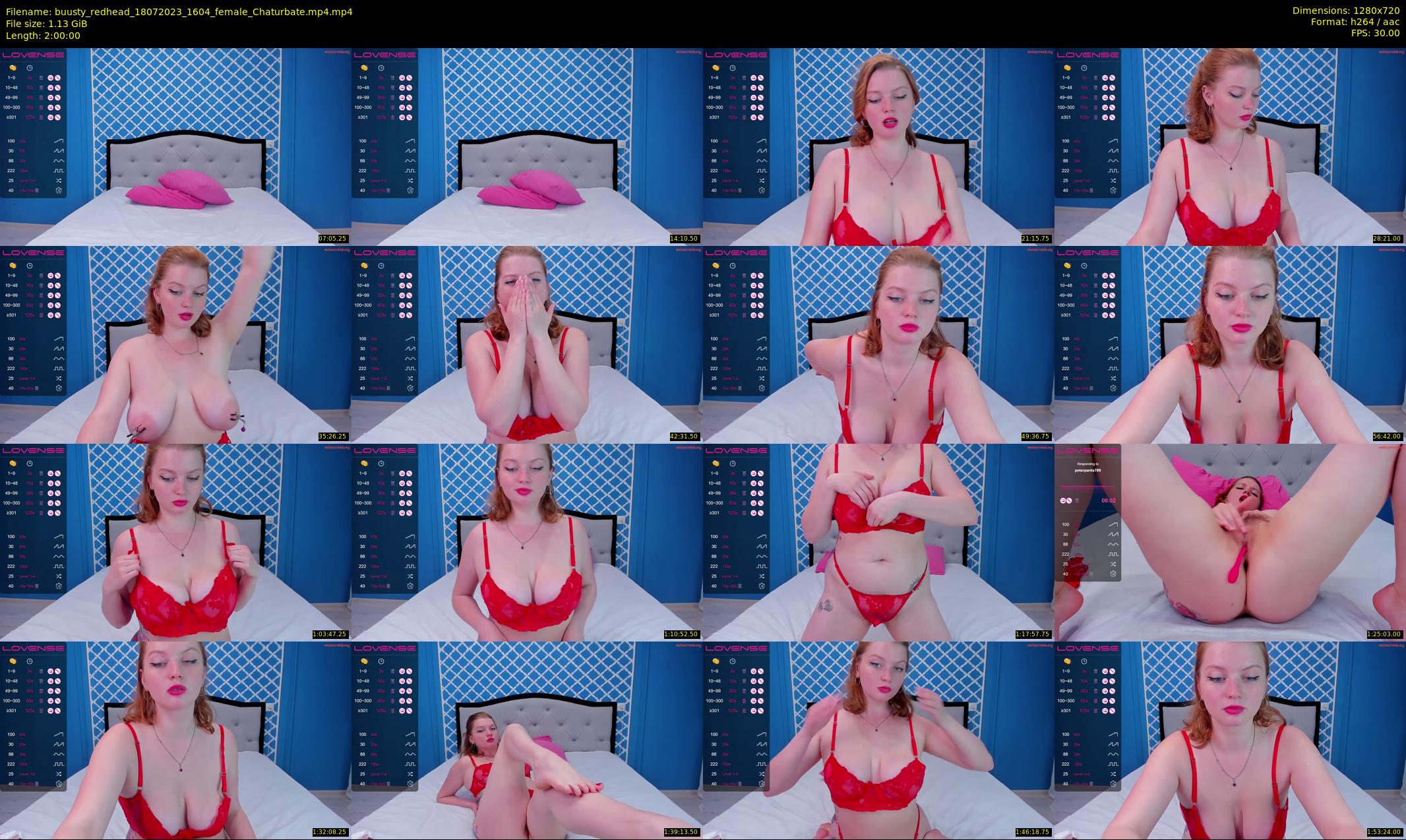 buusty_redhead — 120 minute Chaturbate female cam show recording, 720p, Jul 18, 2023