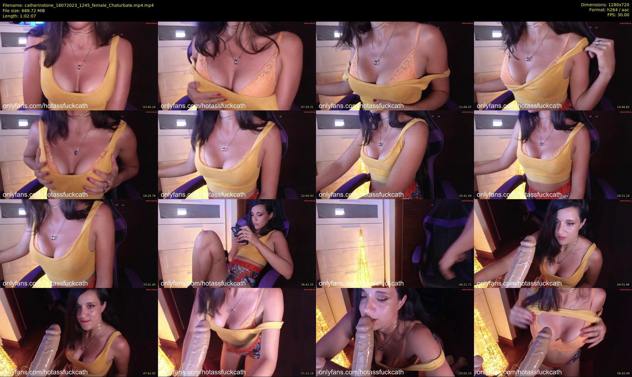 catherinstone — 63 minute Chaturbate female cam show recording, 720p, Jul 18, 2023