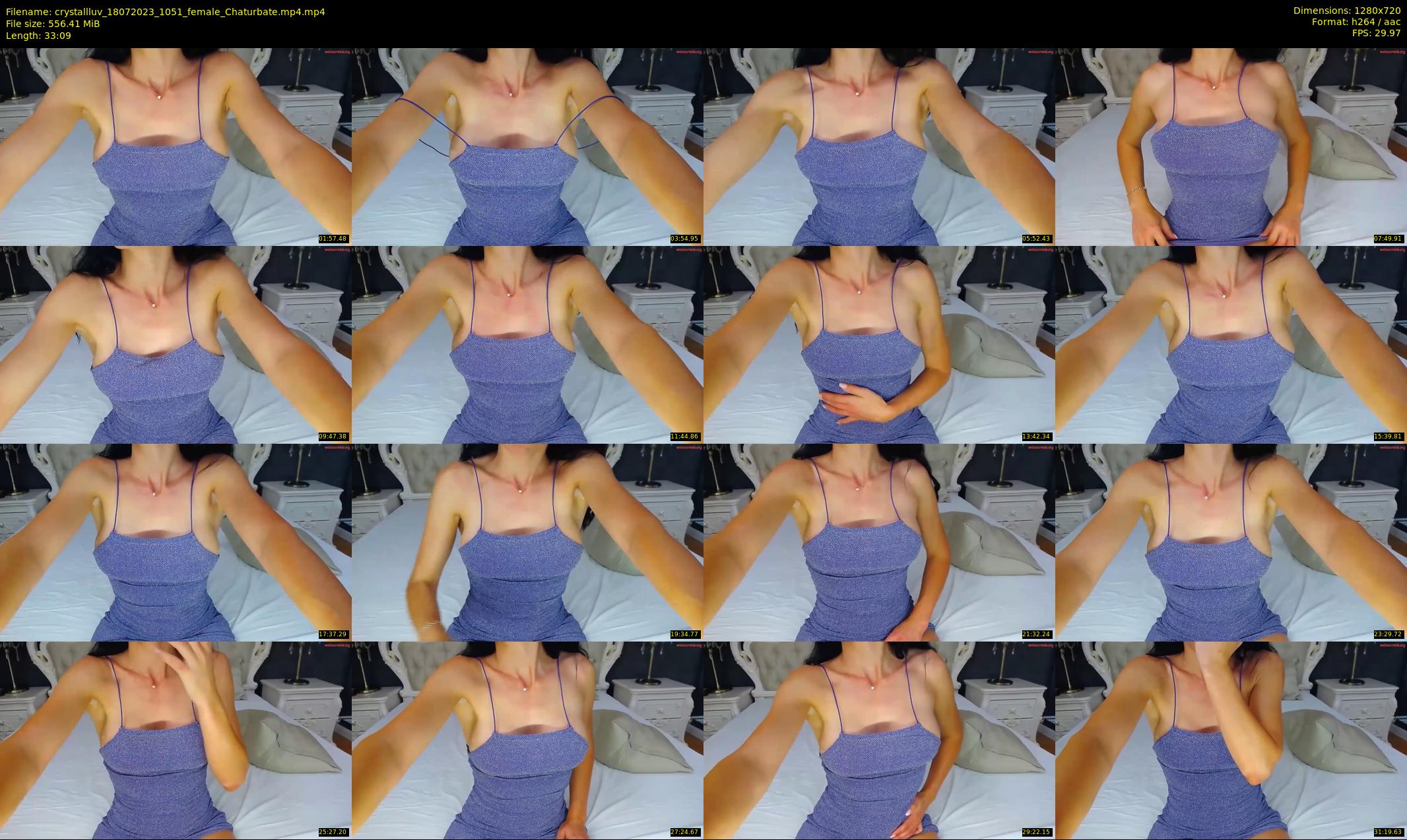 crystallluv — 34 minute Chaturbate female cam show recording, 720p, Jul 18, 2023