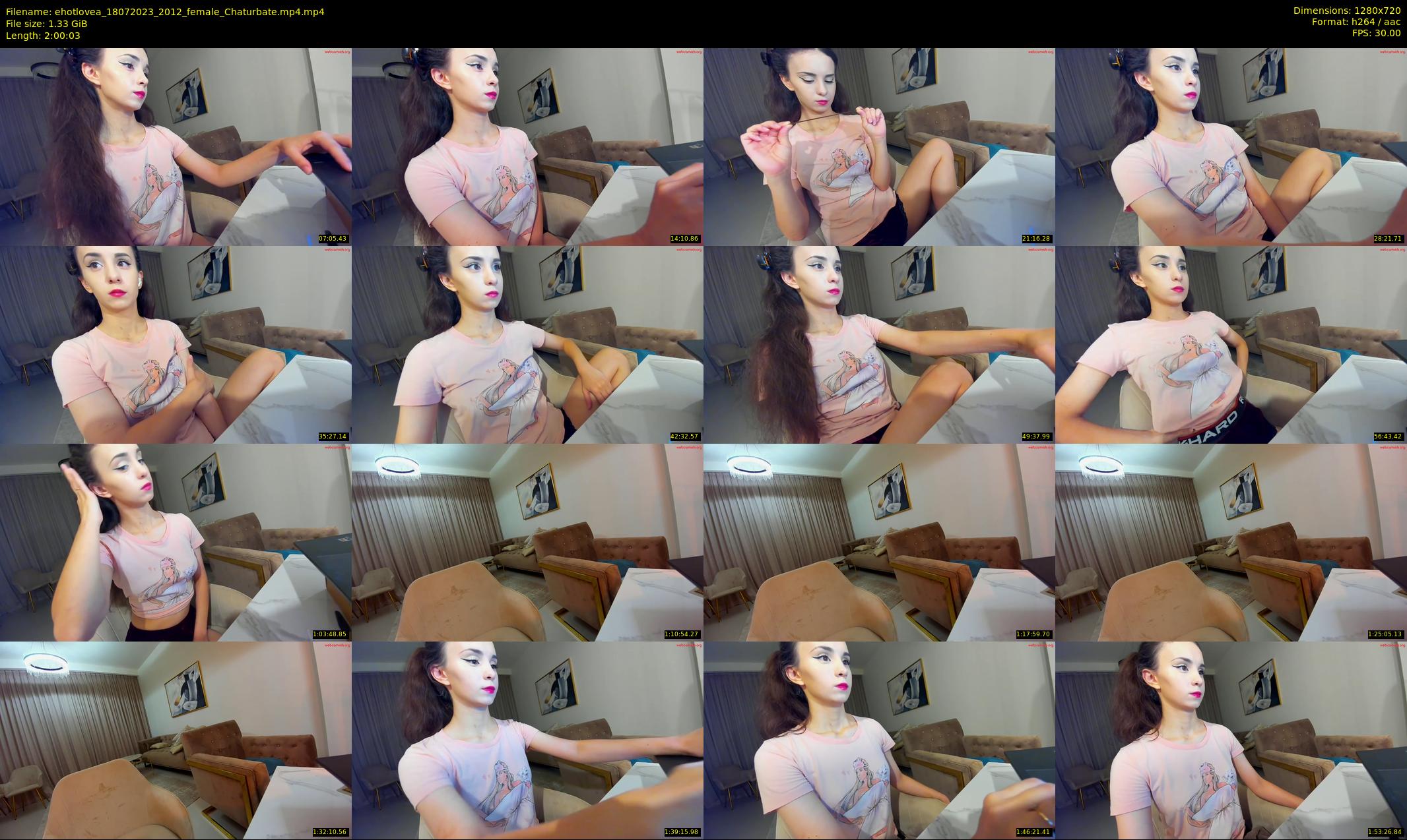 ehotlovea — 121 minute Chaturbate female cam show recording, 720p, Jul 18, 2023