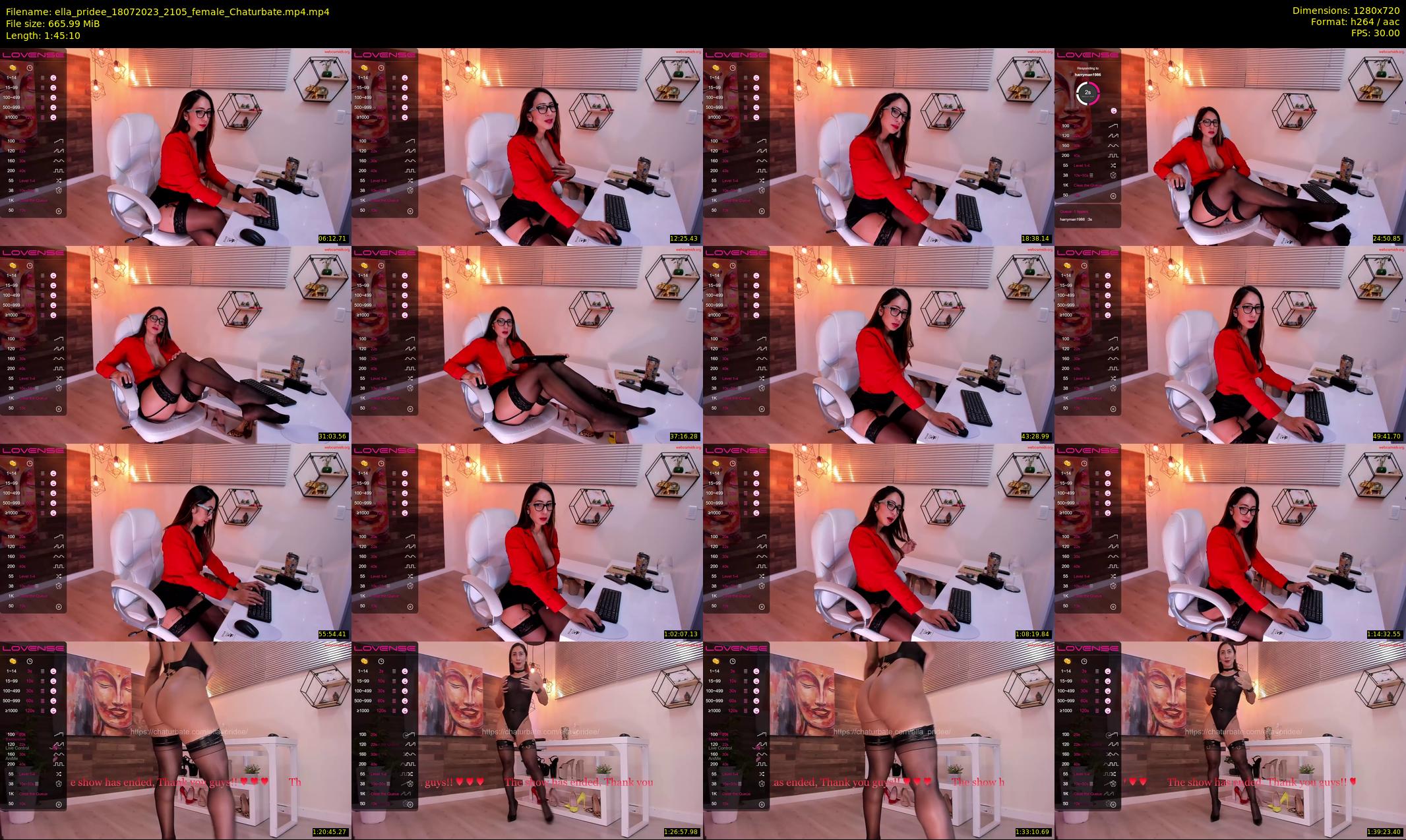 ella_pridee — 106 minute Chaturbate female cam show recording, 720p, Jul 18, 2023