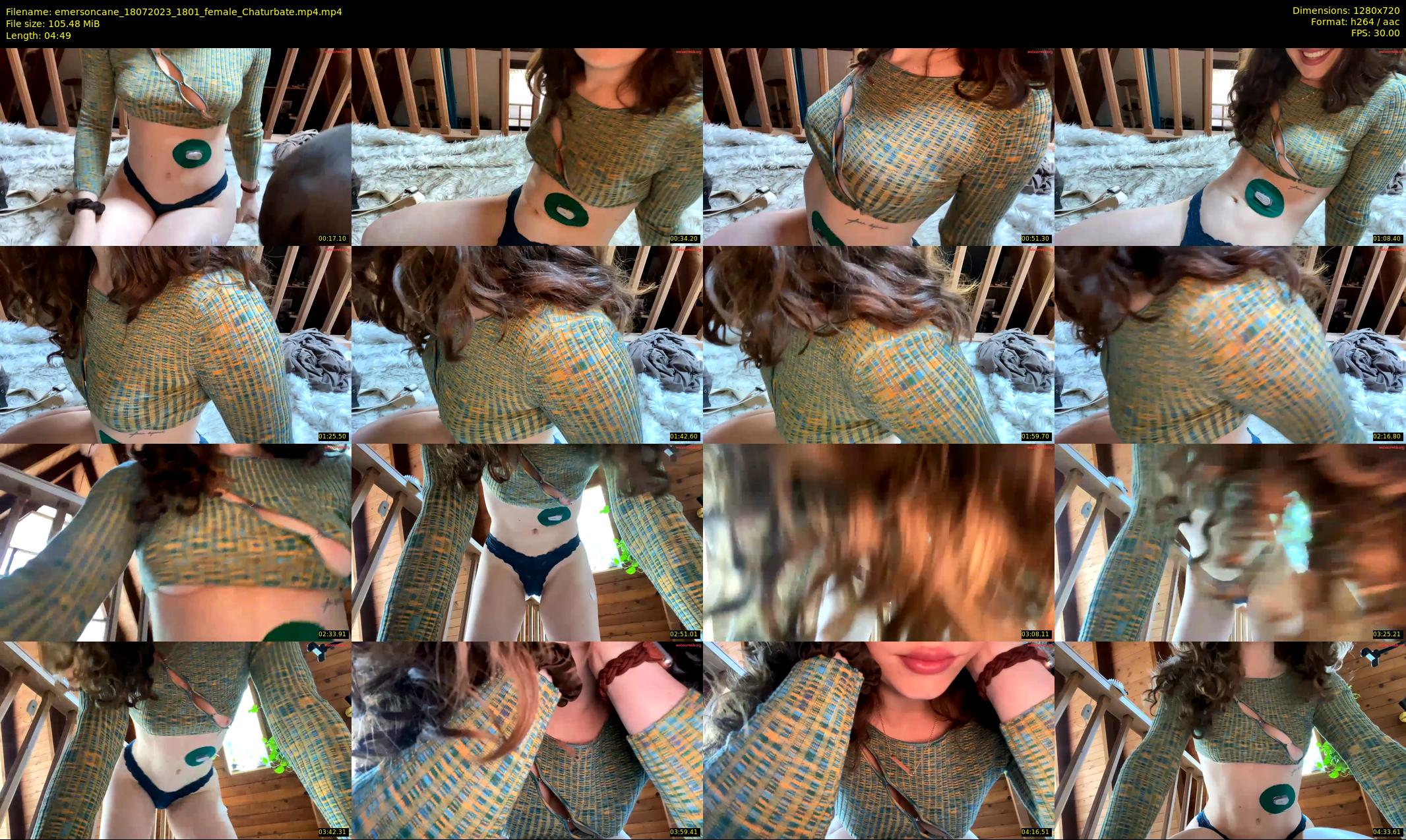 emersoncane — 5 minute Chaturbate female cam show recording, 720p, Jul 18, 2023