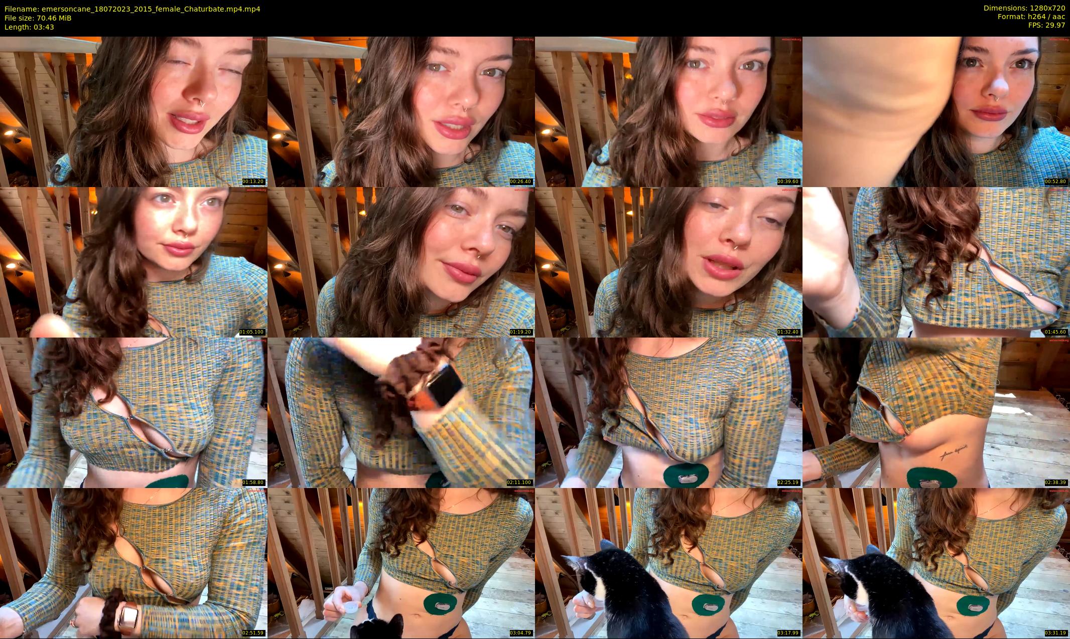 emersoncane — 4 minute Chaturbate female cam show recording, 720p, Jul 18, 2023