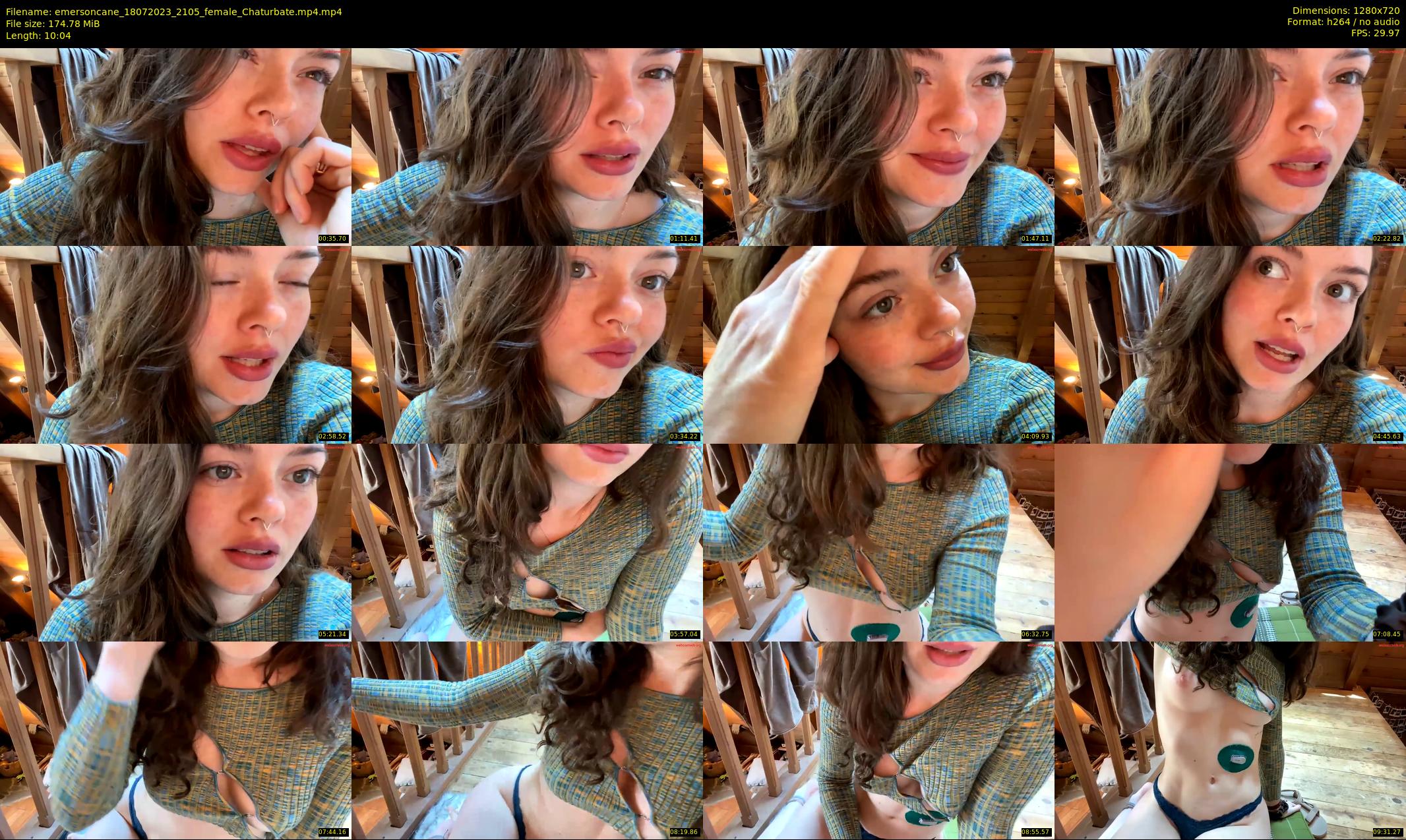 emersoncane — 11 minute Chaturbate female cam show recording, 720p, Jul 18, 2023
