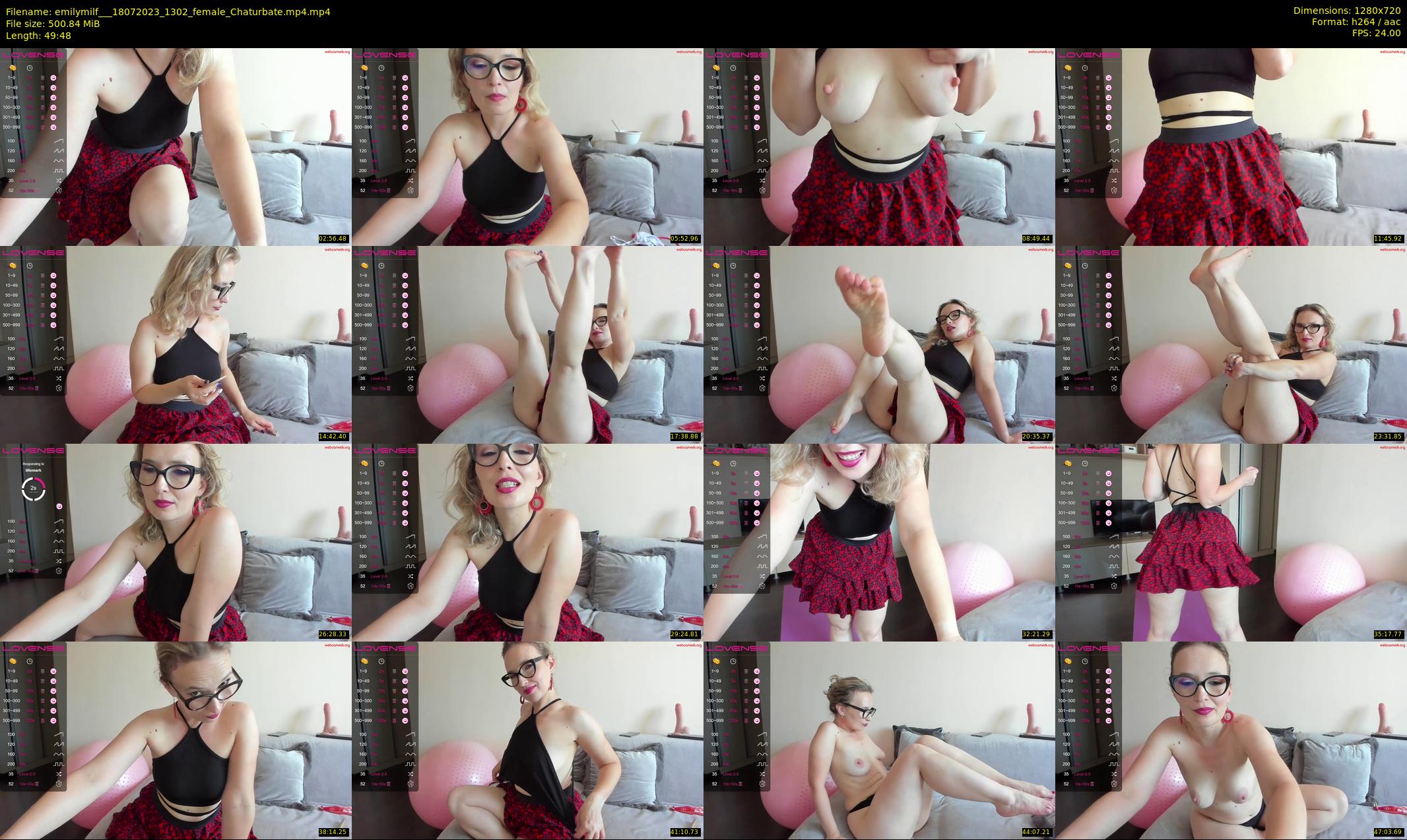 emilymilf__ — 50 minute Chaturbate female cam show recording, 720p, Jul 18, 2023