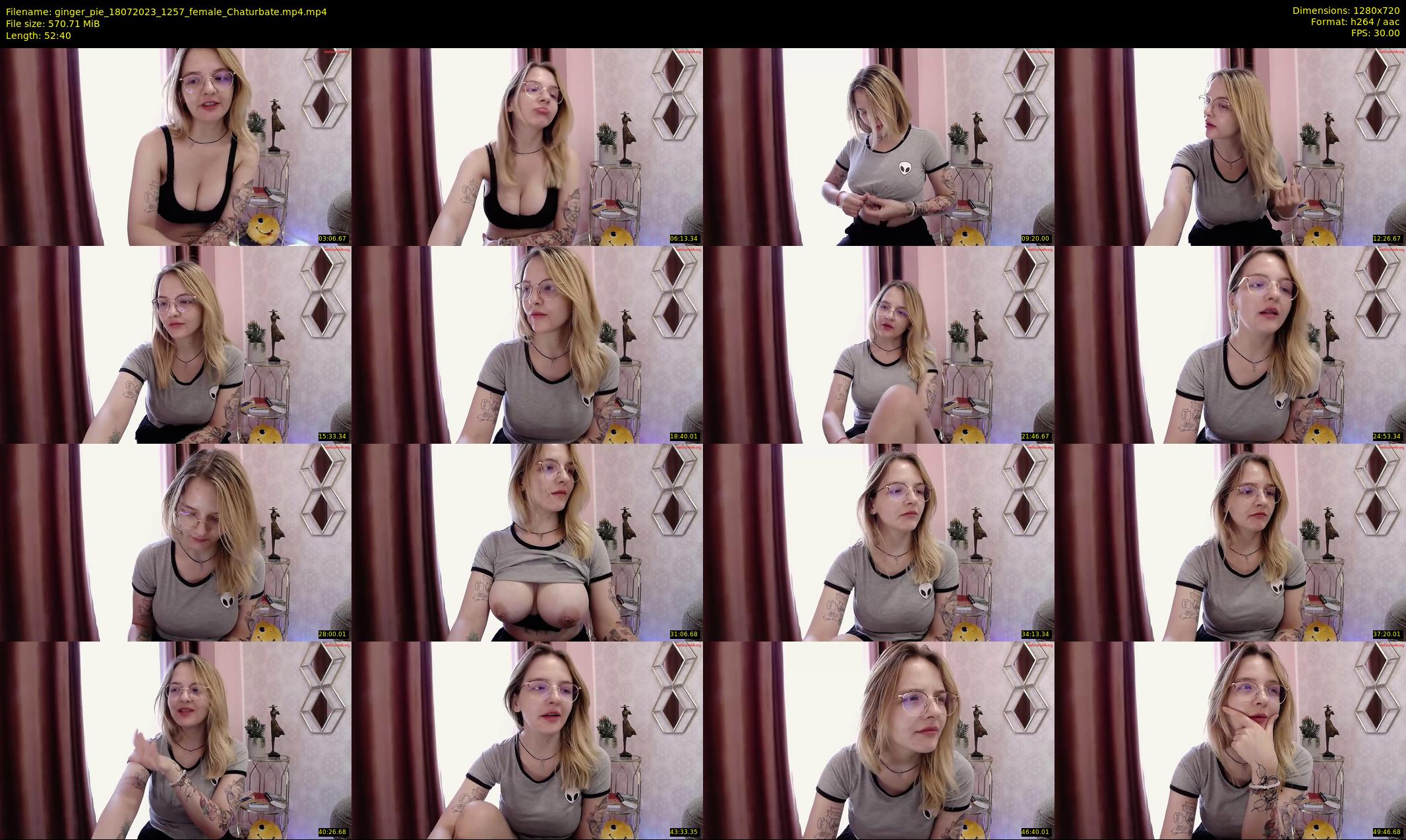 ginger_pie — 53 minute Chaturbate female cam show recording, 720p, Jul 18, 2023