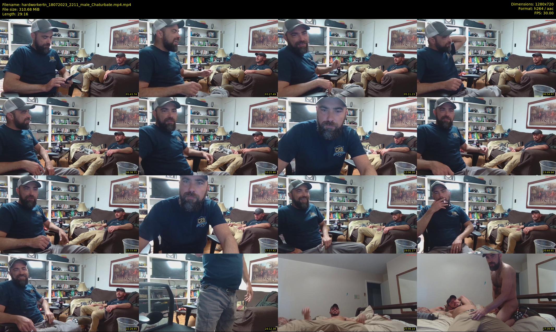 hardworkertn — 30 minute Chaturbate male cam show recording, 720p, Jul 18, 2023