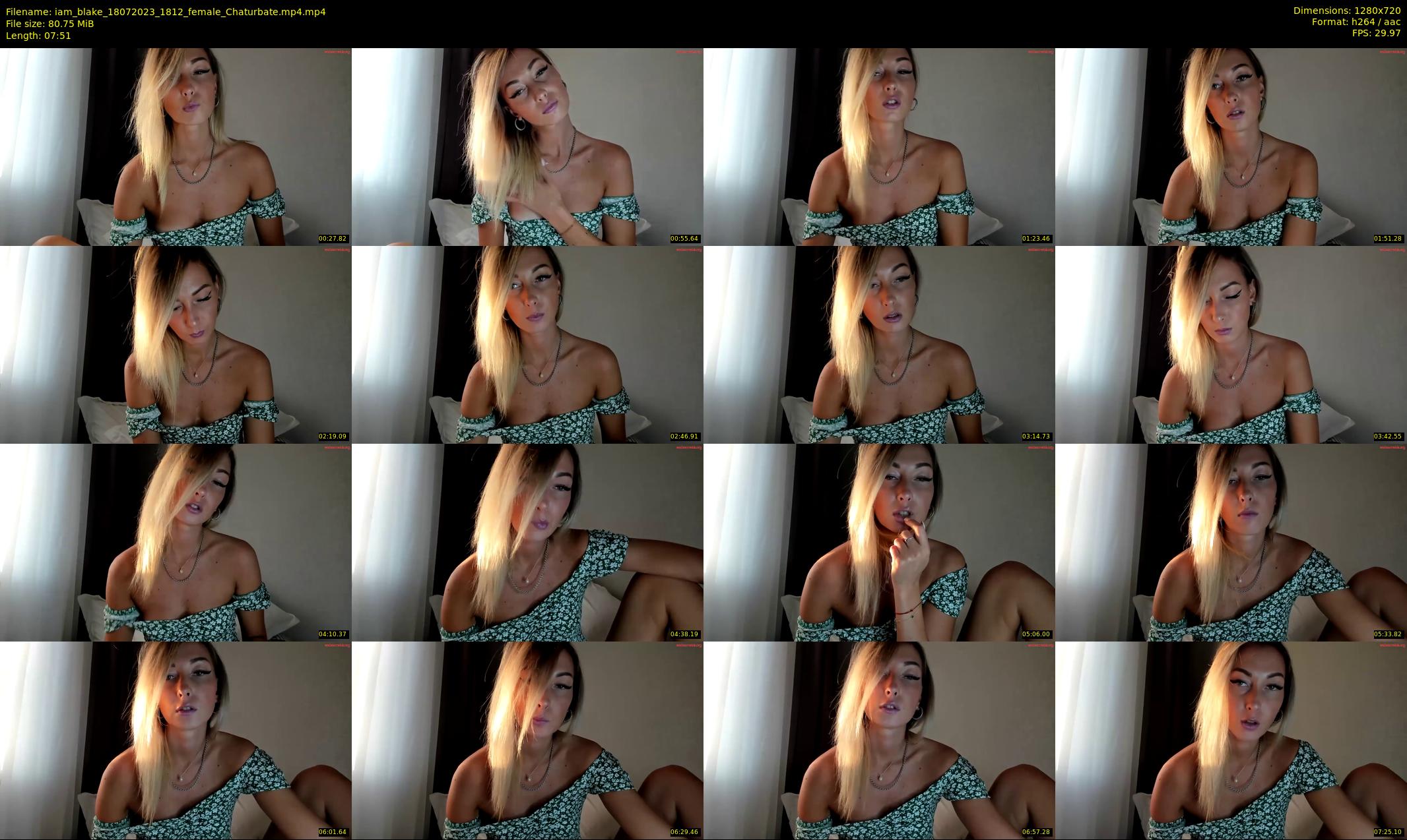 iam_blake — 8 minute Chaturbate female cam show recording, 720p, Jul 18, 2023