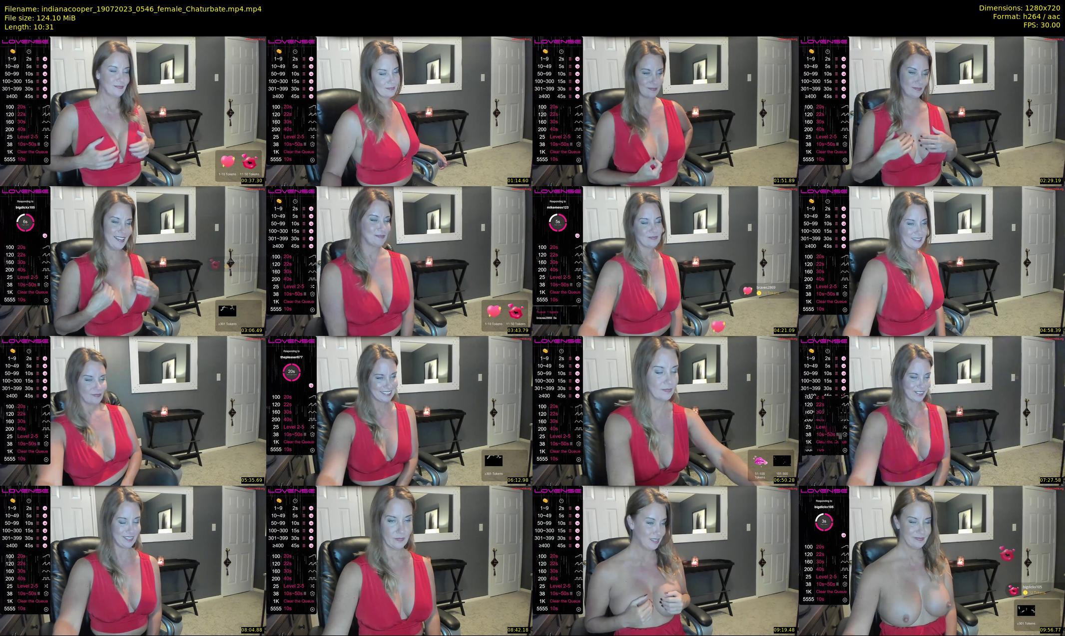 indianacooper — 11 minute Chaturbate female cam show recording, 720p, Jul 19, 2023