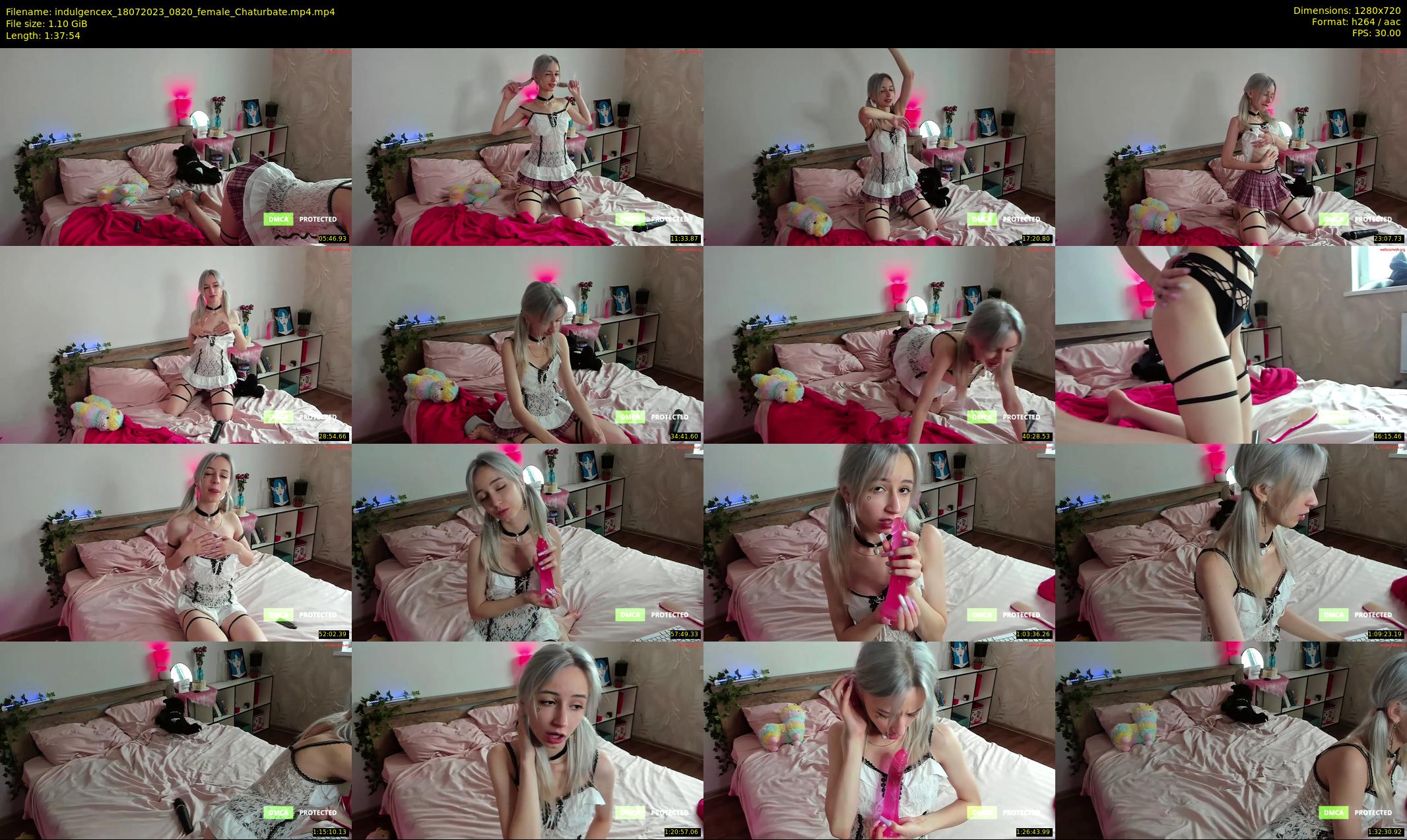 indulgencex — 98 minute Chaturbate couple cam show recording, 720p, Jul 18, 2023