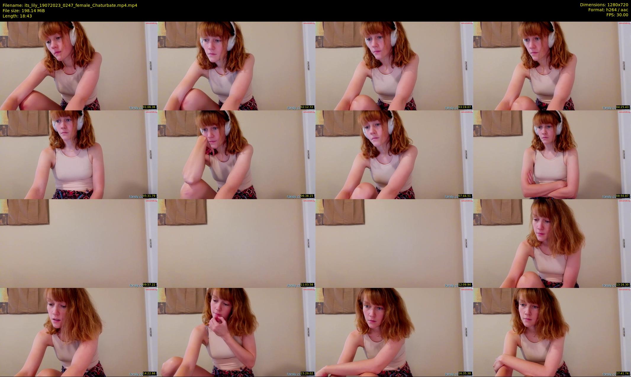 its_lily — 19 minute Chaturbate female cam show recording, 720p, Jul 19, 2023