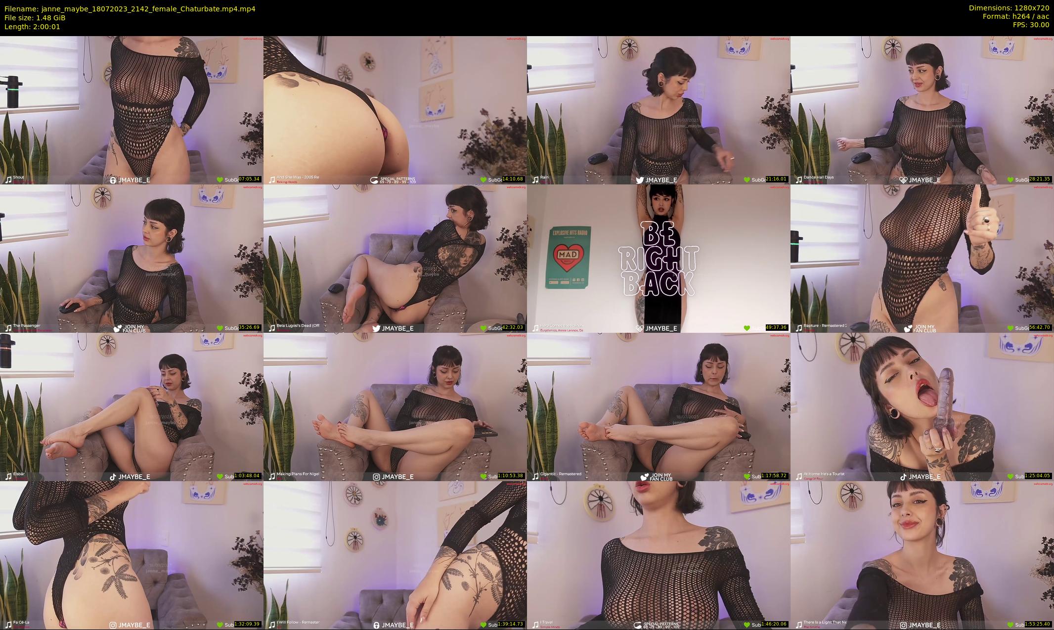 janne_maybe — 121 minute Chaturbate female cam show recording, 720p, Jul 18, 2023