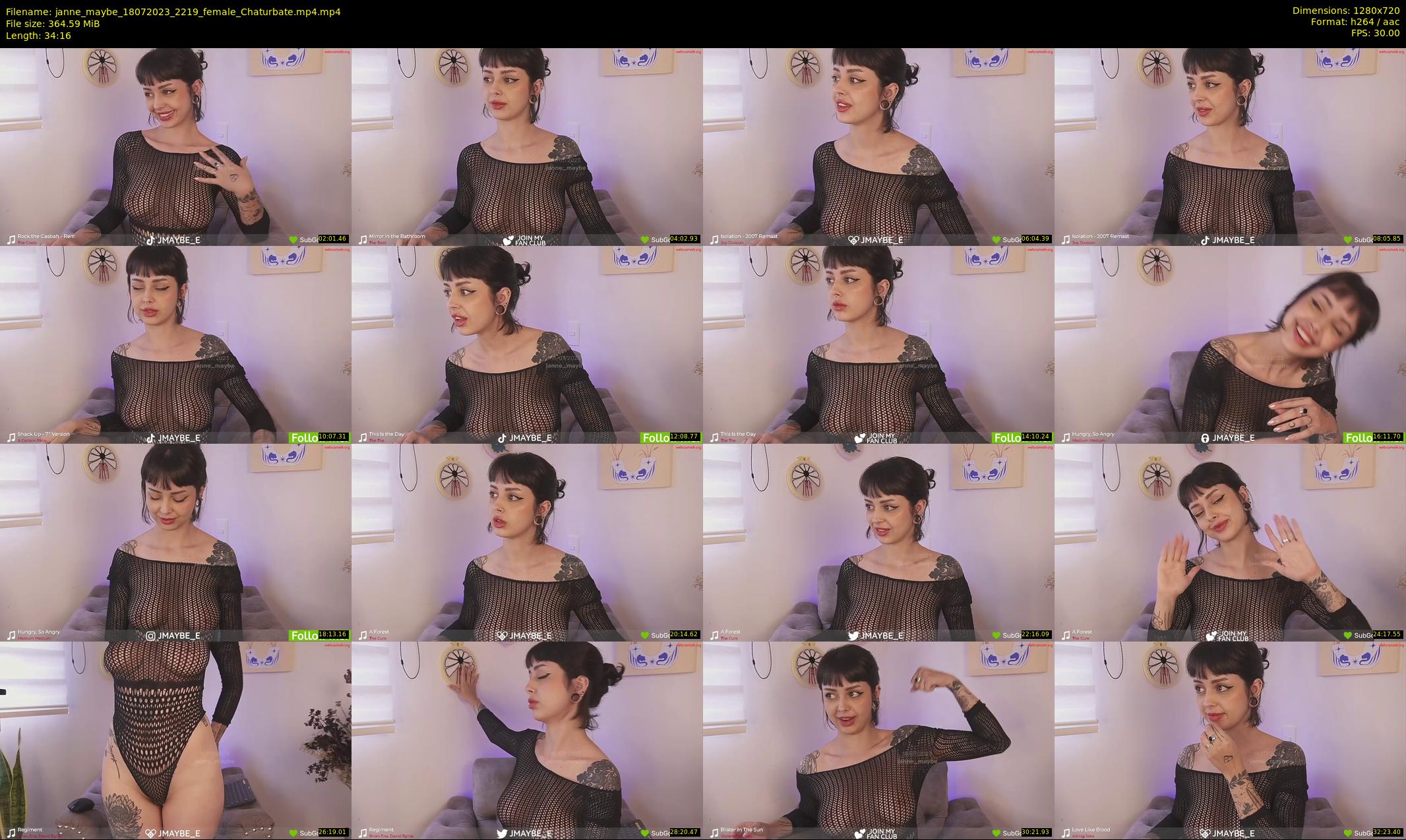 janne_maybe — 35 minute Chaturbate female cam show recording, 720p, Jul 18, 2023