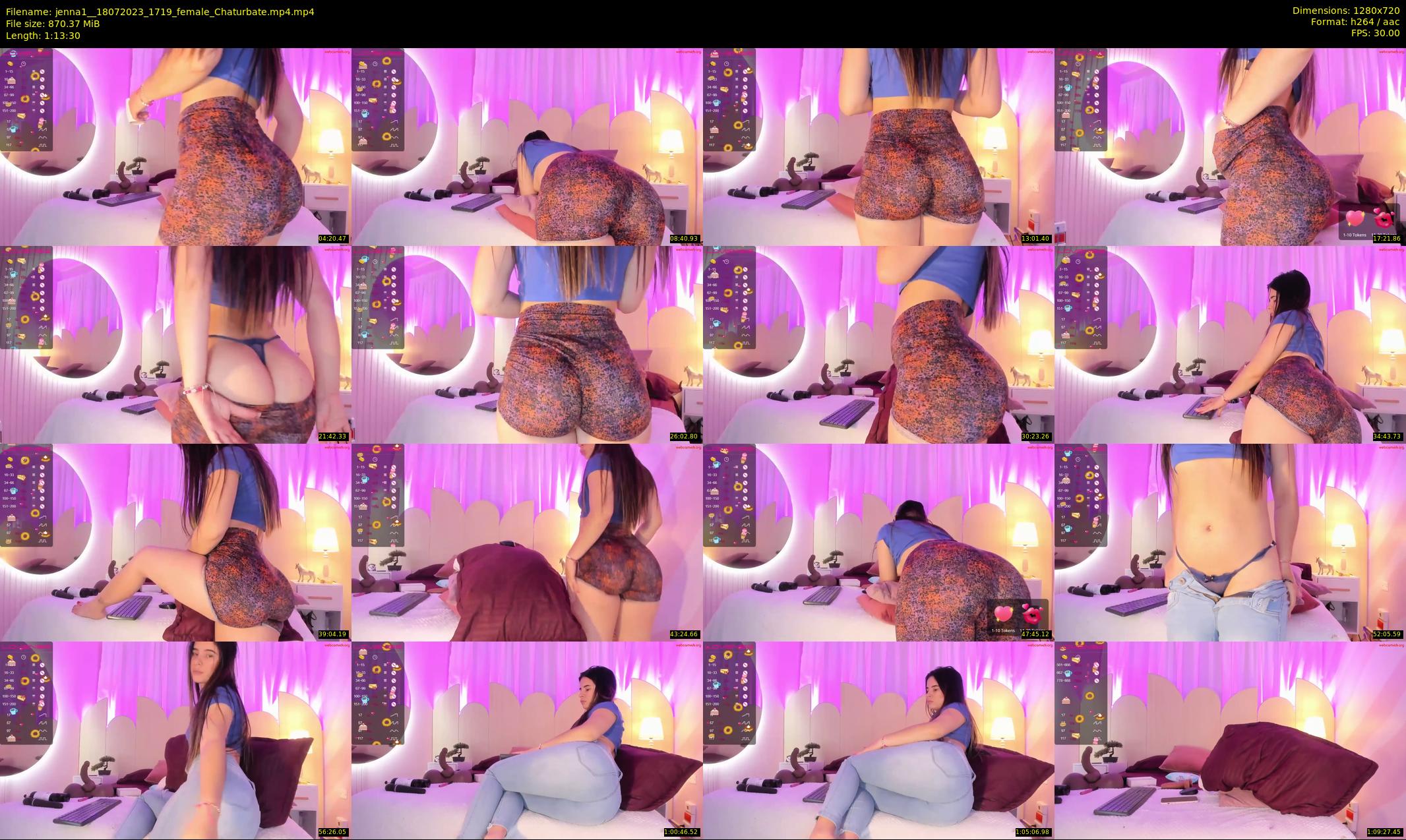 jenna1_ — 74 minute Chaturbate female cam show recording, 720p, Jul 18, 2023