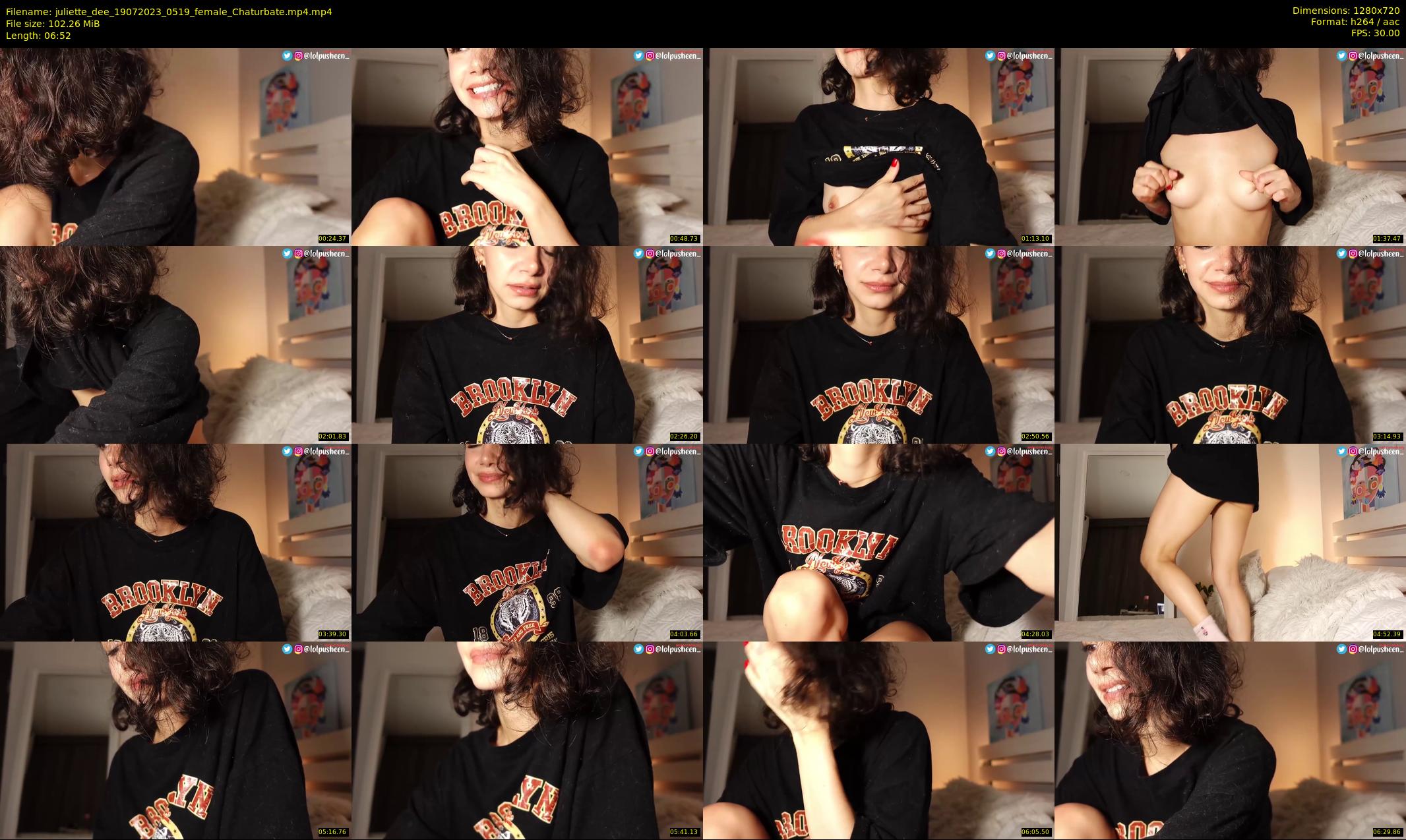 juliette_dee — 7 minute Chaturbate female cam show recording, 720p, Jul 19, 2023