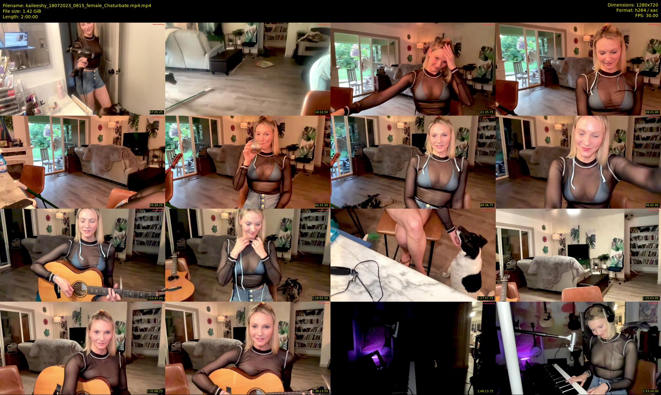 kaileeshy — 120 minute Chaturbate female cam show recording, 720p, Jul 18, 2023