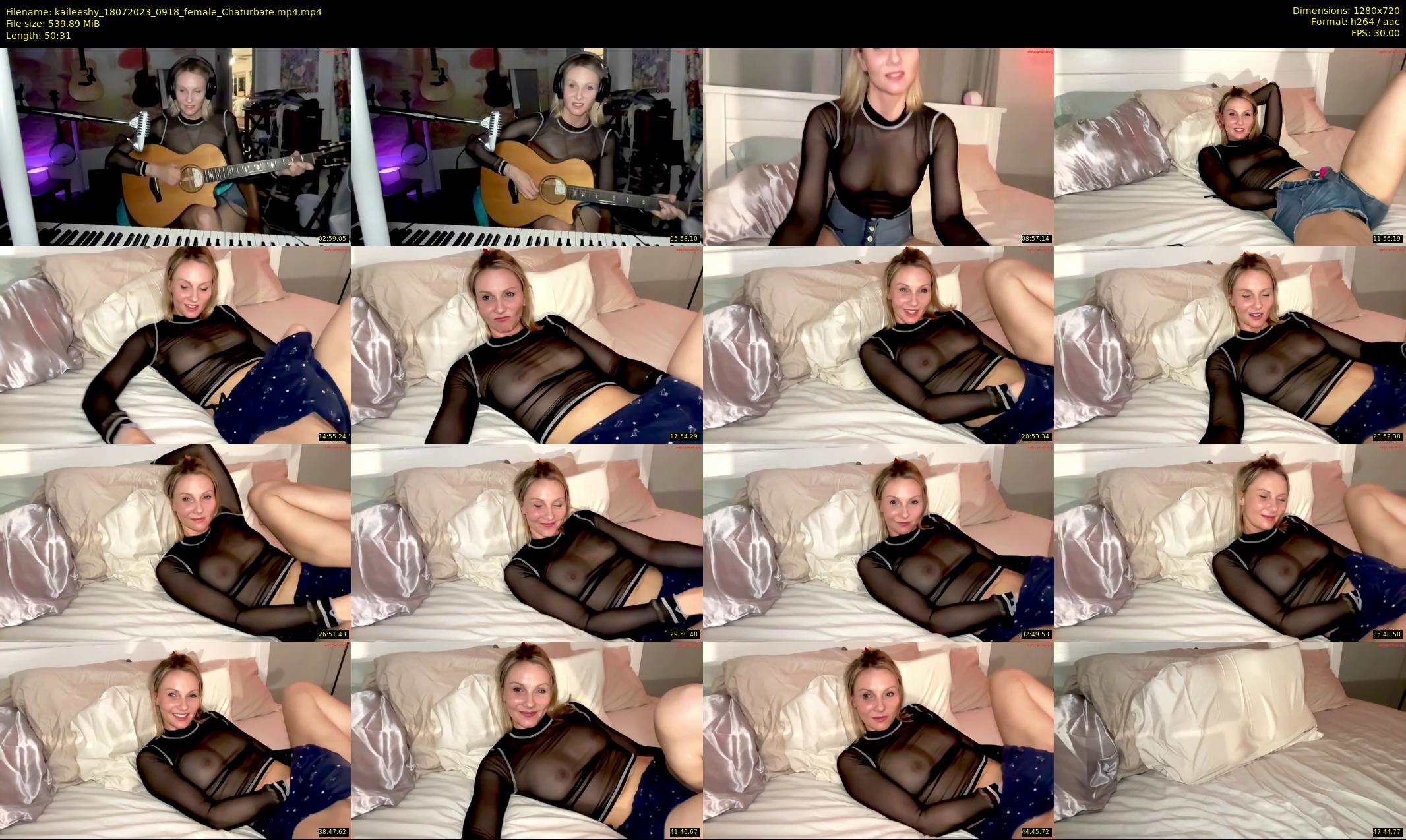 kaileeshy — 51 minute Chaturbate female cam show recording, 720p, Jul 18, 2023