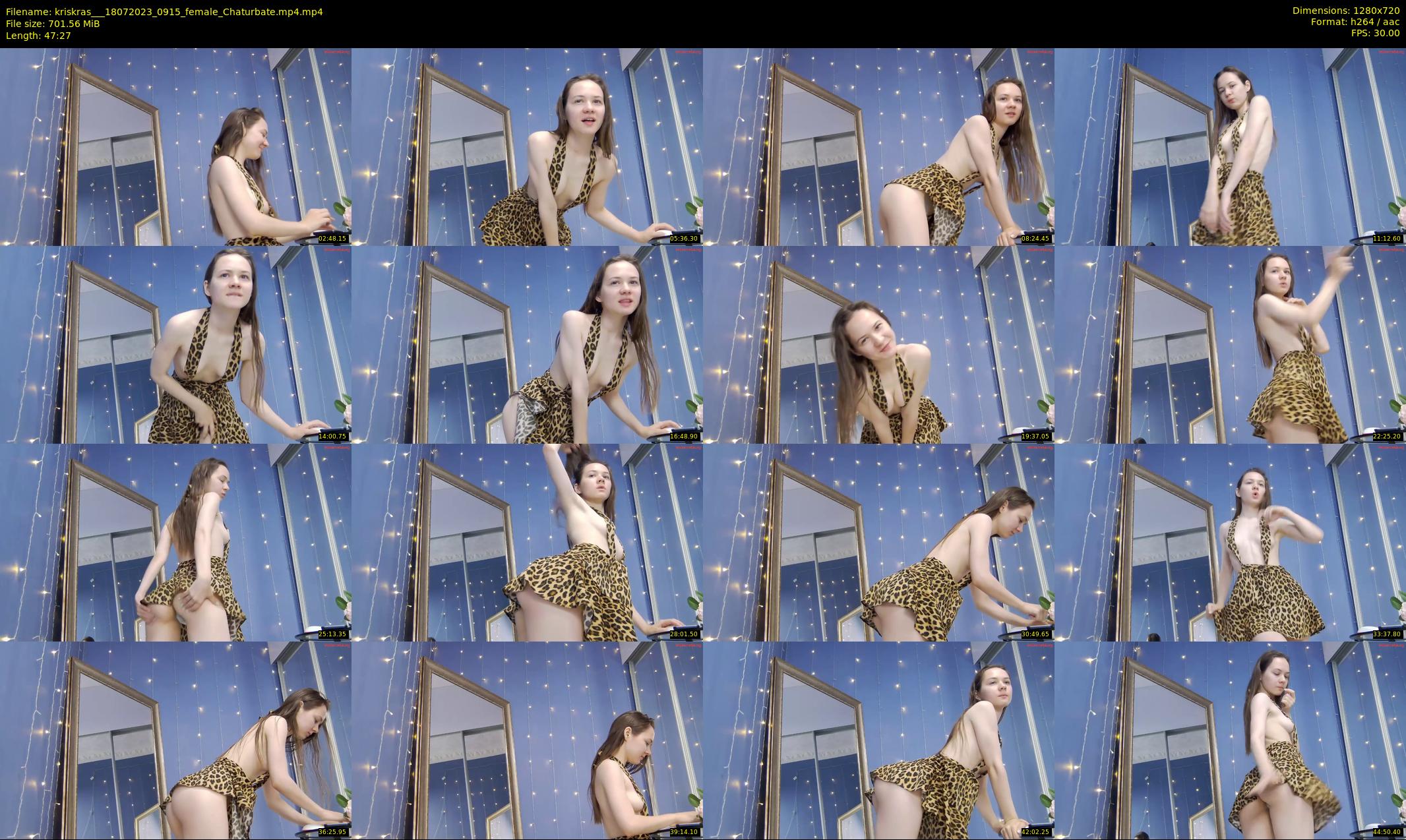 kriskras__ — 48 minute Chaturbate female cam show recording, 720p, Jul 18, 2023