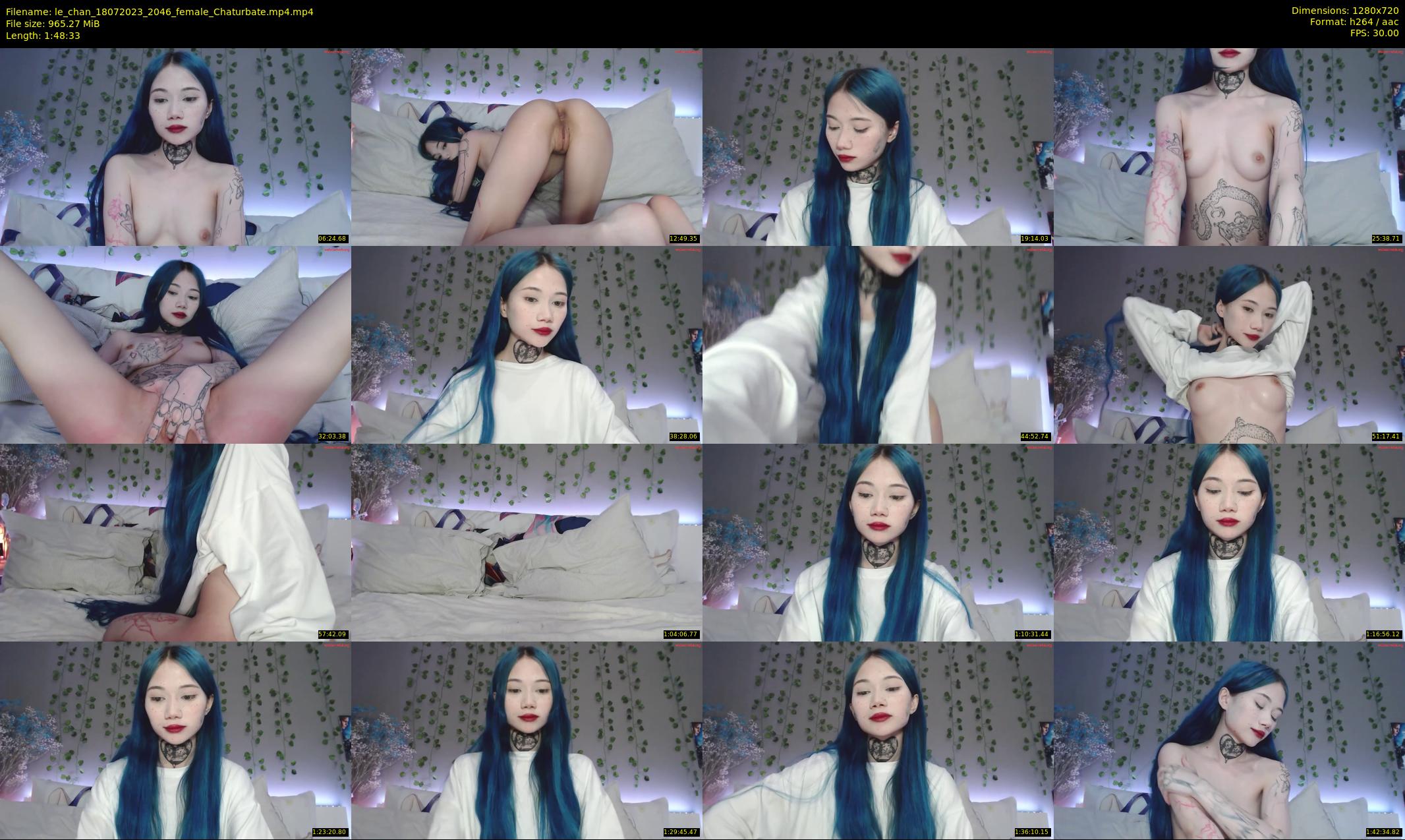 le_chan — 109 minute Chaturbate female cam show recording, 720p, Jul 18, 2023