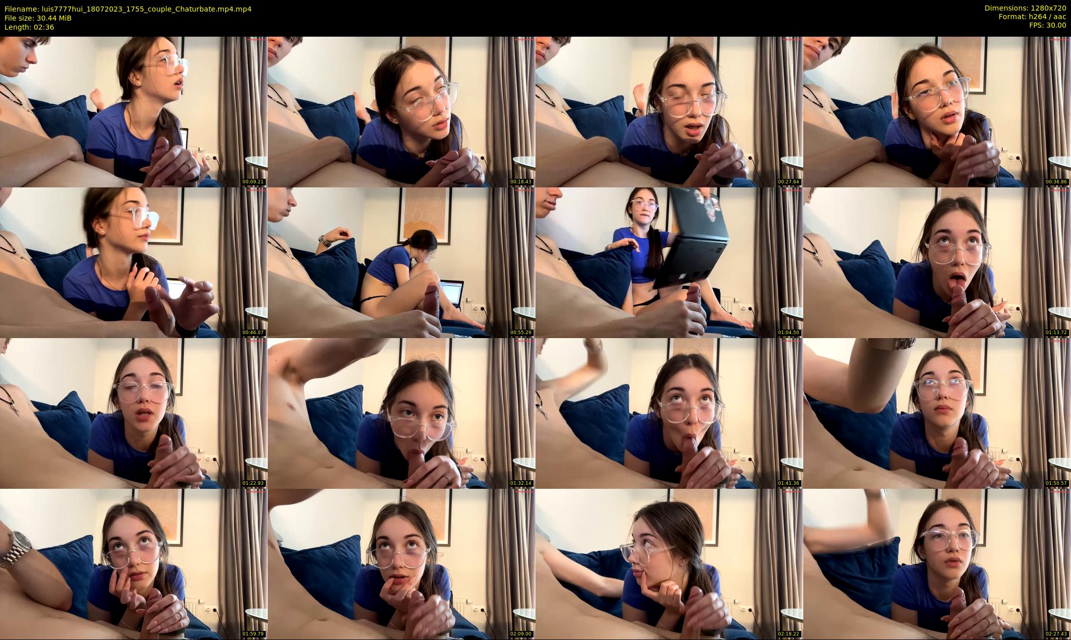 luis7777hui — 3 minute Chaturbate couple cam show recording, 720p, Jul 18, 2023