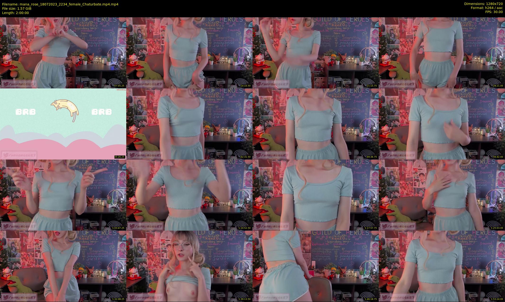 mana_rose — 120 minute Chaturbate female cam show recording, 720p, Jul 18, 2023