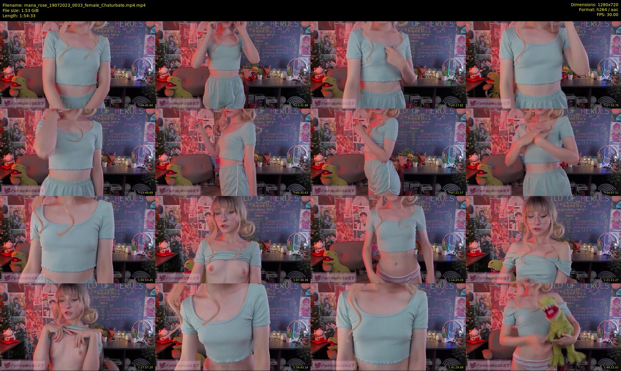mana_rose — 115 minute Chaturbate female cam show recording, 720p, Jul 19, 2023