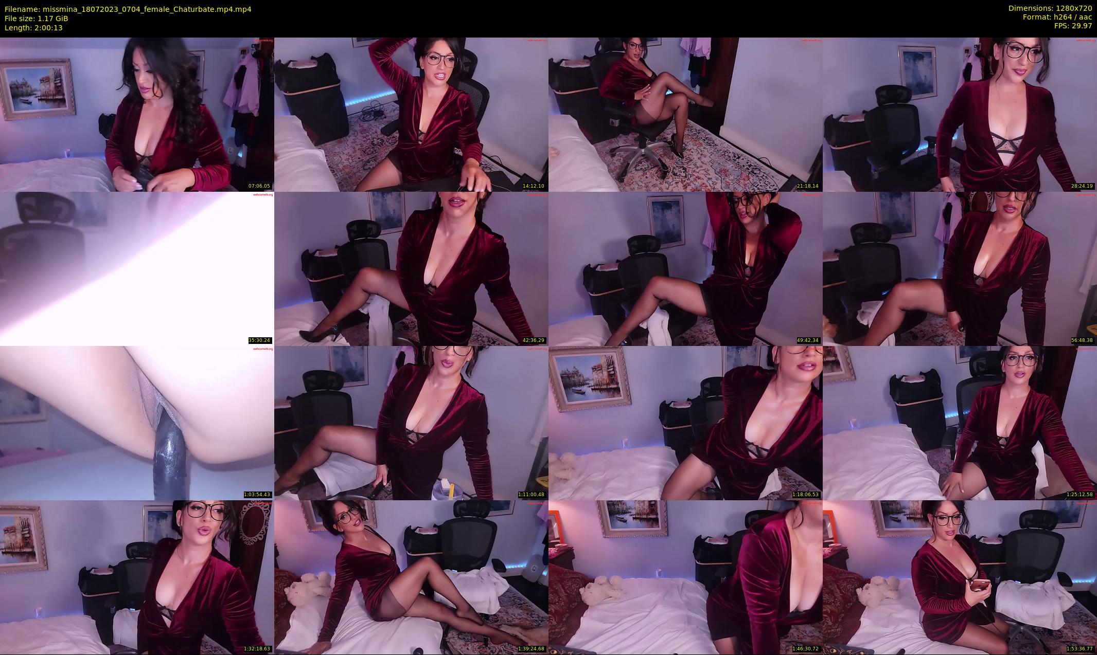 missmina — 121 minute Chaturbate female cam show recording, 720p, Jul 18, 2023