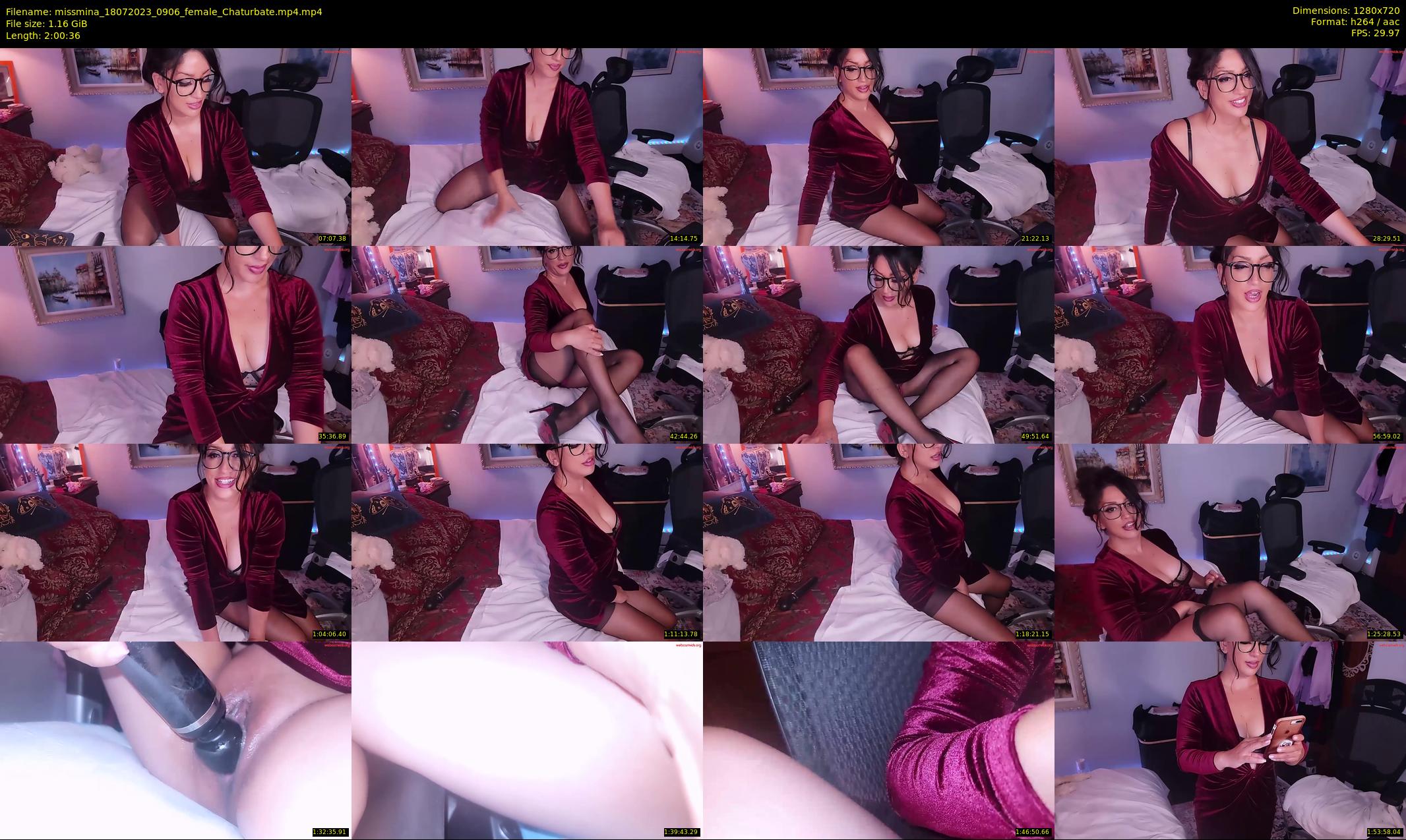 missmina — 121 minute Chaturbate female cam show recording, 720p, Jul 18, 2023