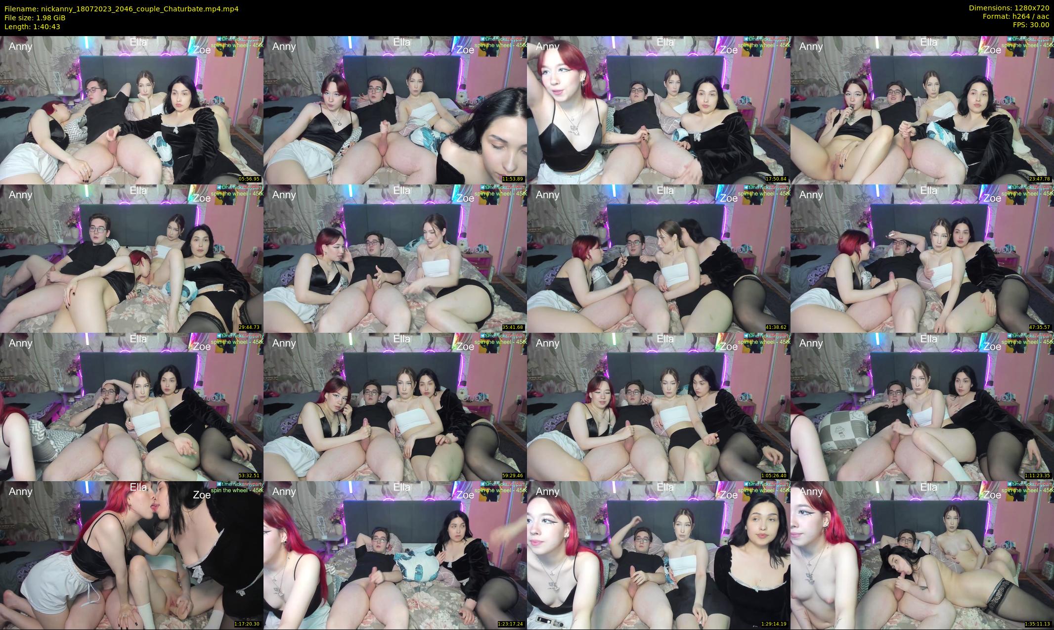 nickanny — 101 minute Chaturbate couple cam show recording, 720p, Jul 18, 2023