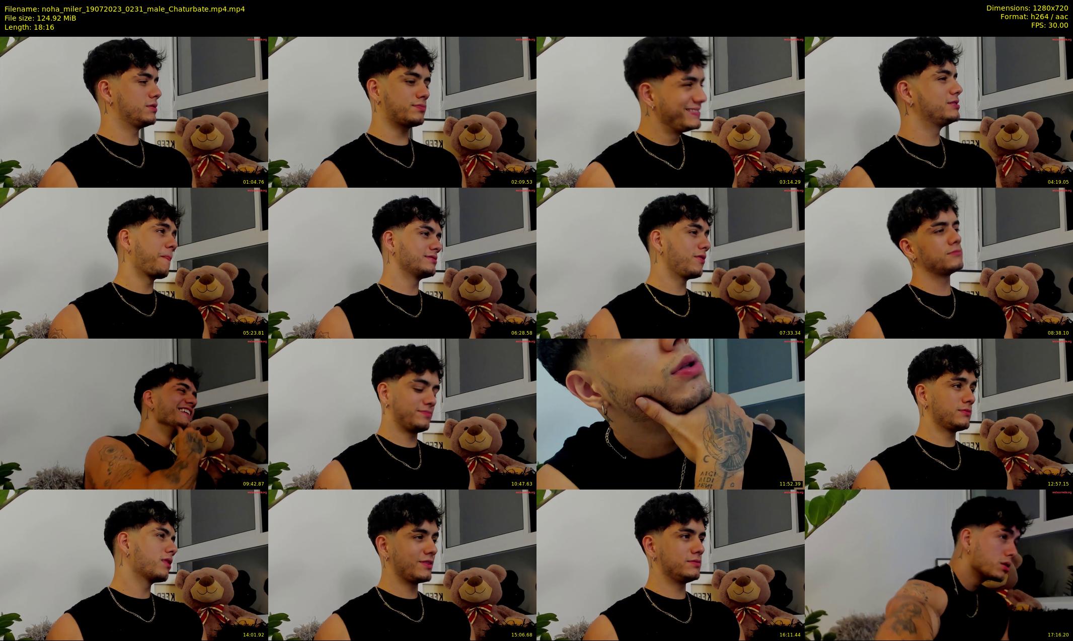 noha_miler — 19 minute Chaturbate male cam show recording, 720p, Jul 19, 2023