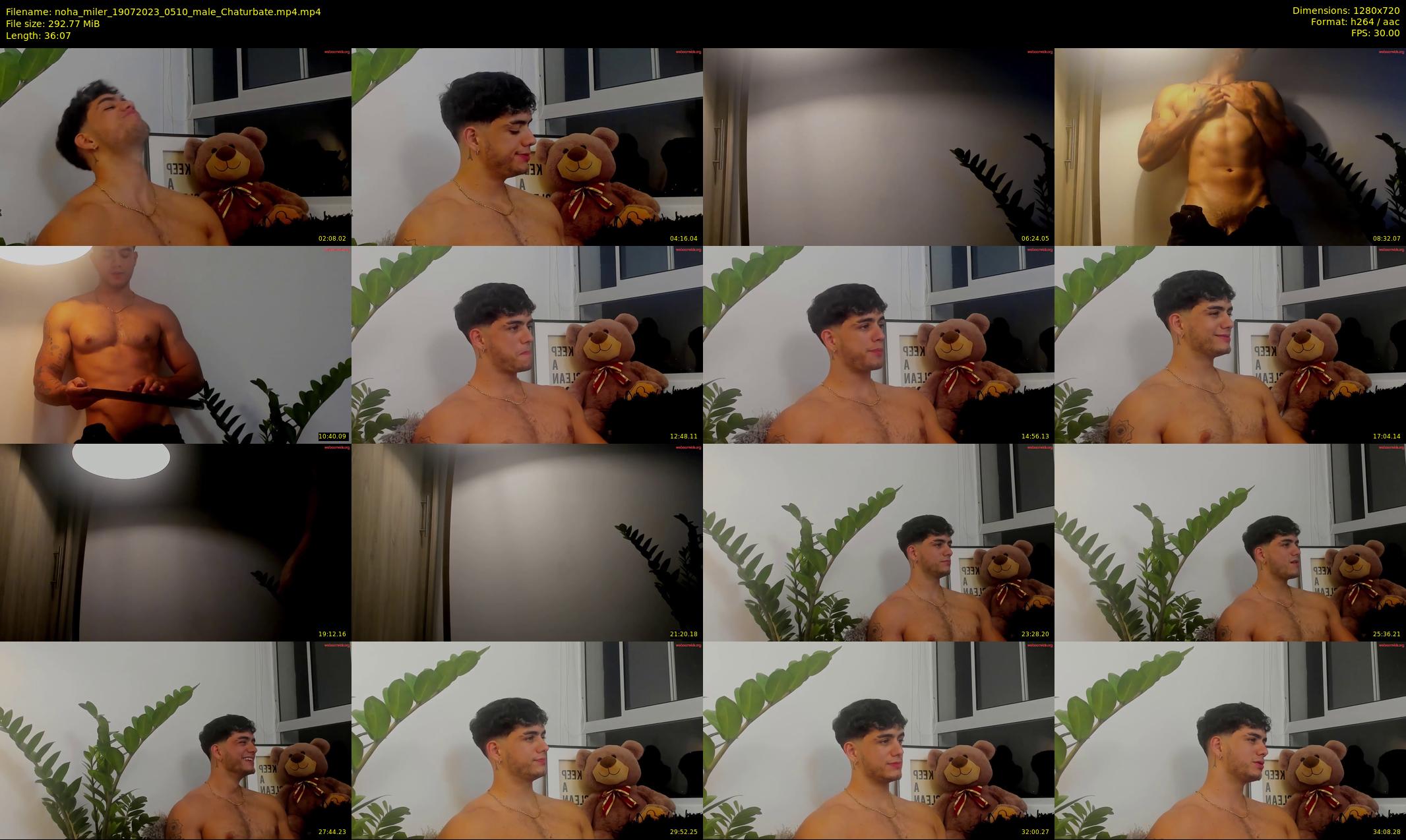 noha_miler — 37 minute Chaturbate male cam show recording, 720p, Jul 19, 2023