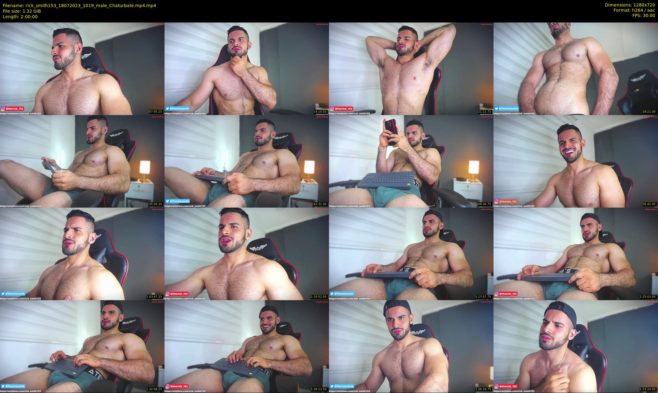rick_smith153 — 120 minute Chaturbate male cam show recording, 720p, Jul 18, 2023