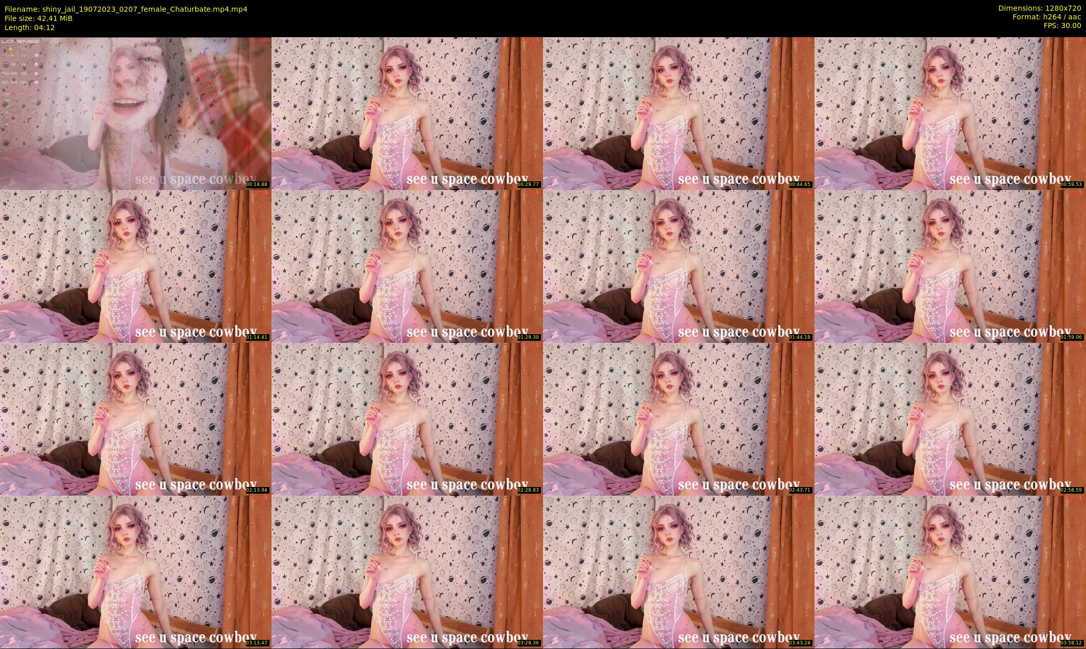 shiny_jail — 5 minute Chaturbate female cam show recording, 720p, Jul 19, 2023