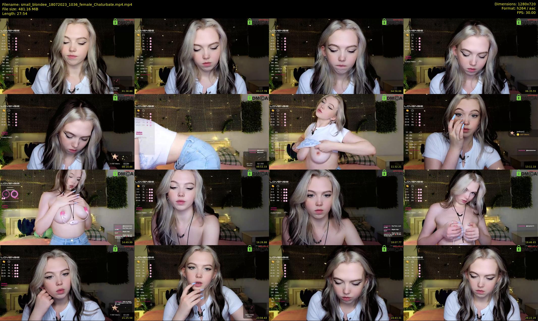 small_blondee — 28 minute Chaturbate female cam show recording, 720p, Jul 18, 2023