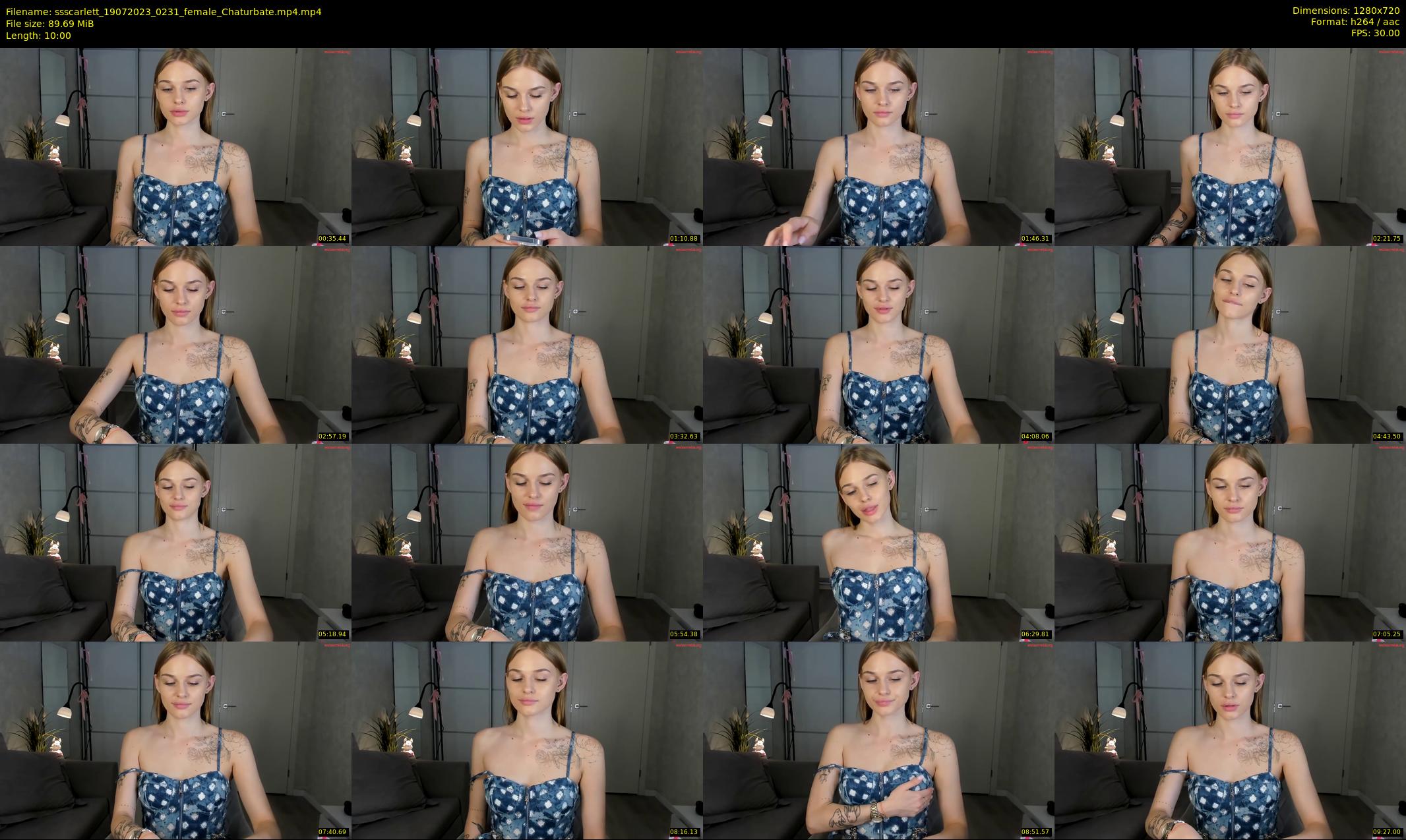 ssscarlett — 10 minute Chaturbate female cam show recording, 720p, Jul 19, 2023
