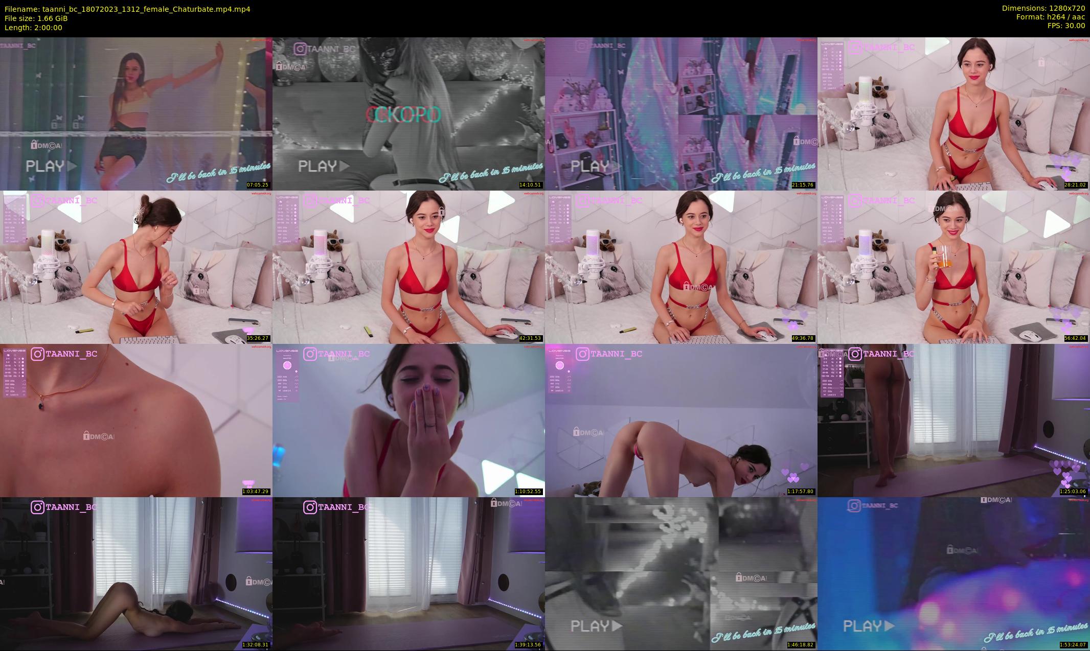 taanni_bc — 120 minute Chaturbate female cam show recording, 720p, Jul 18, 2023