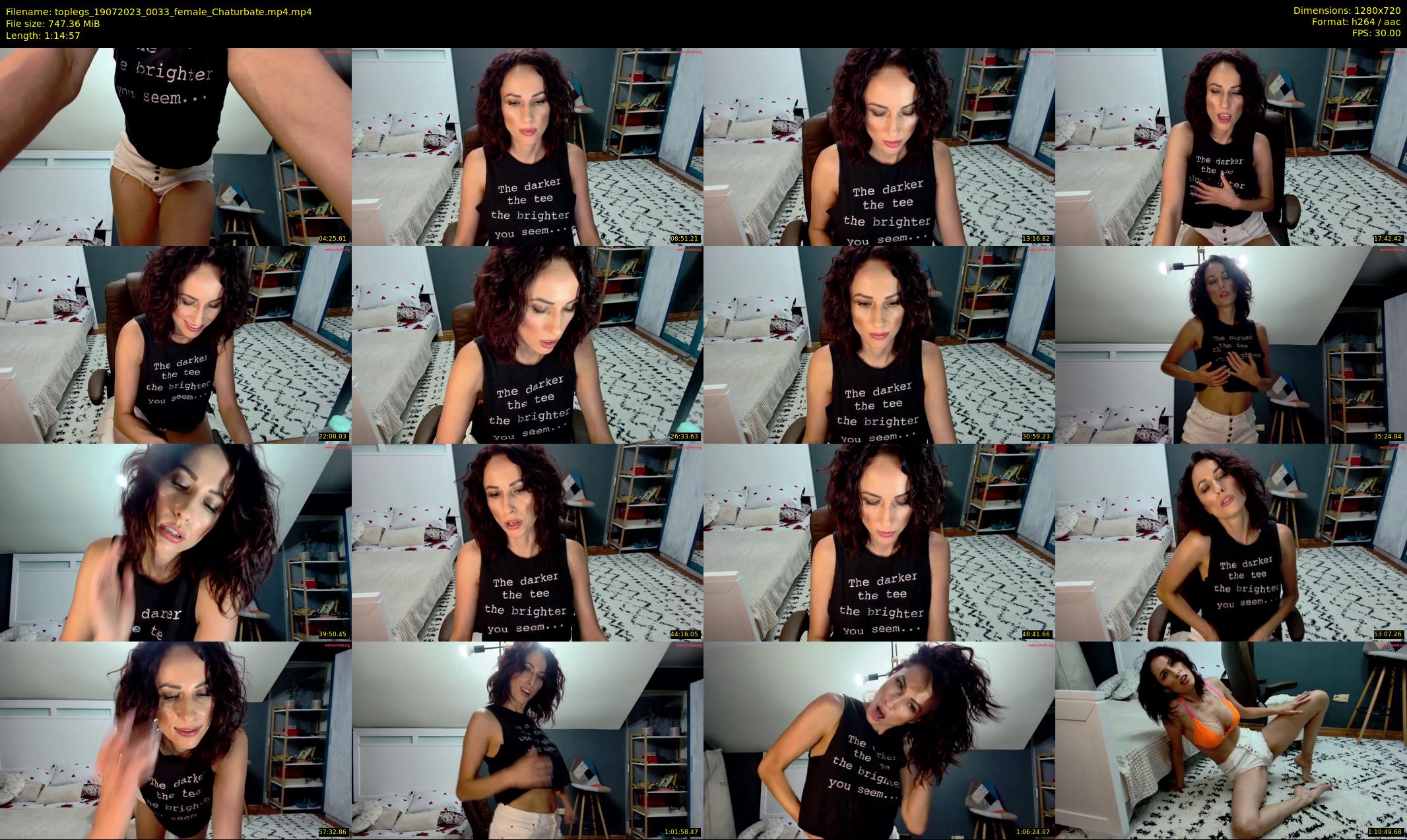 toplegs — 75 minute Chaturbate female cam show recording, 720p, Jul 19, 2023