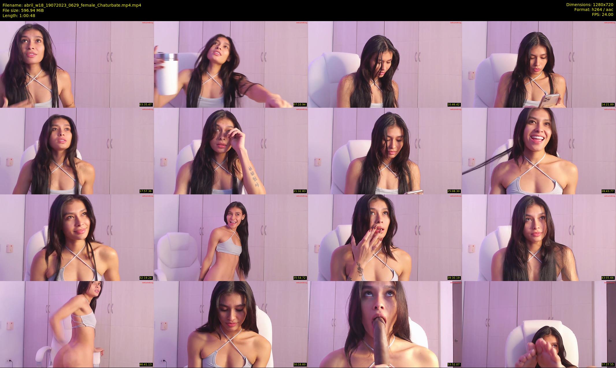 abril_w18 — 61 minute Chaturbate female cam show recording, 720p, Jul 19, 2023
