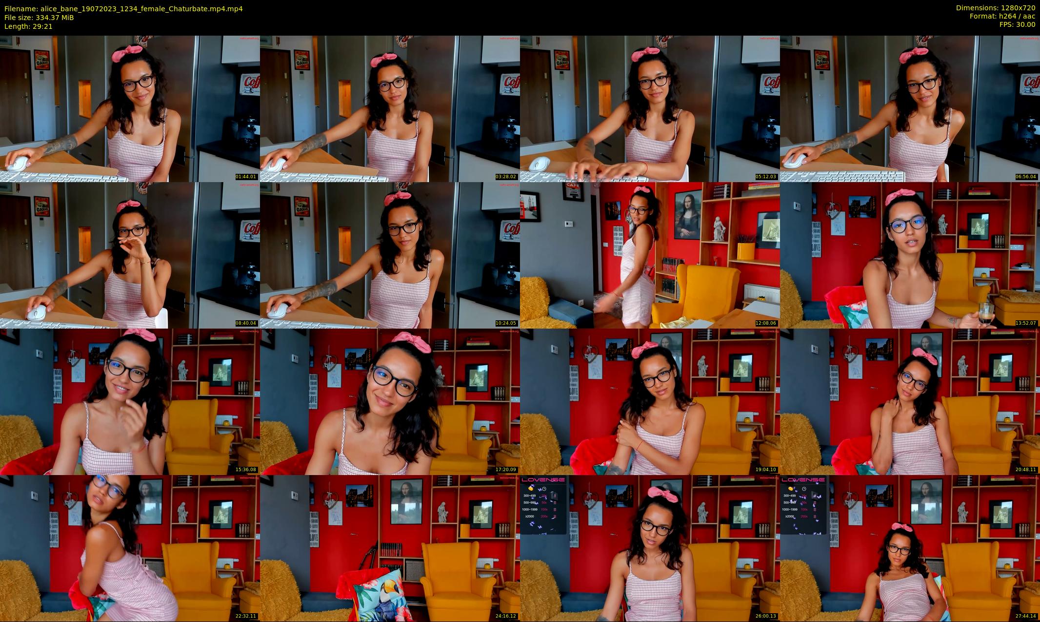 alice_bane — 30 minute Chaturbate female cam show recording, 720p, Jul 19, 2023