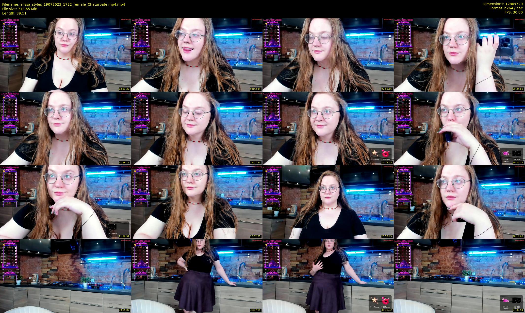 alissa_styles — 40 minute Chaturbate female cam show recording, 720p, Jul 19, 2023