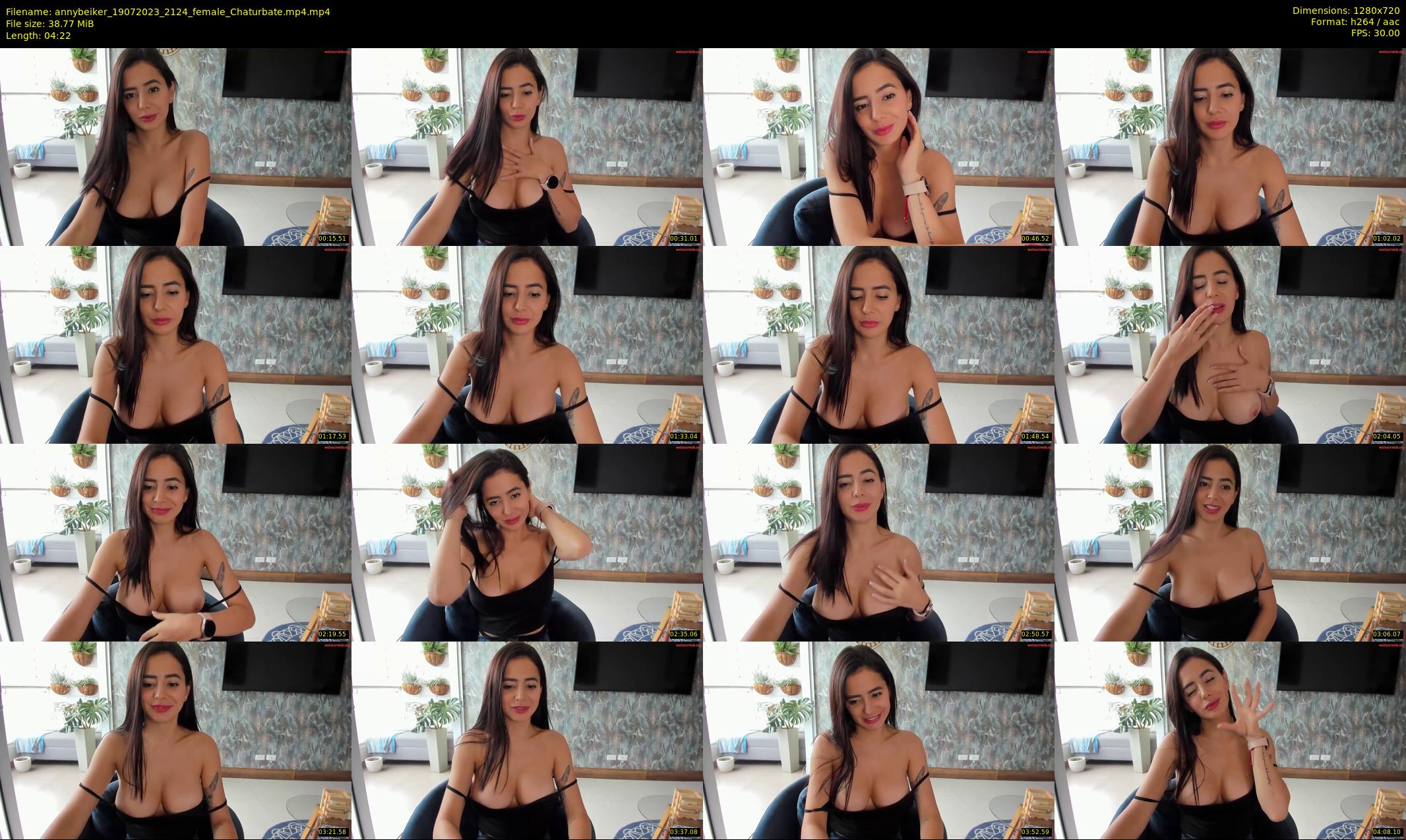 annybeiker — 5 minute Chaturbate female cam show recording, 720p, Jul 19, 2023