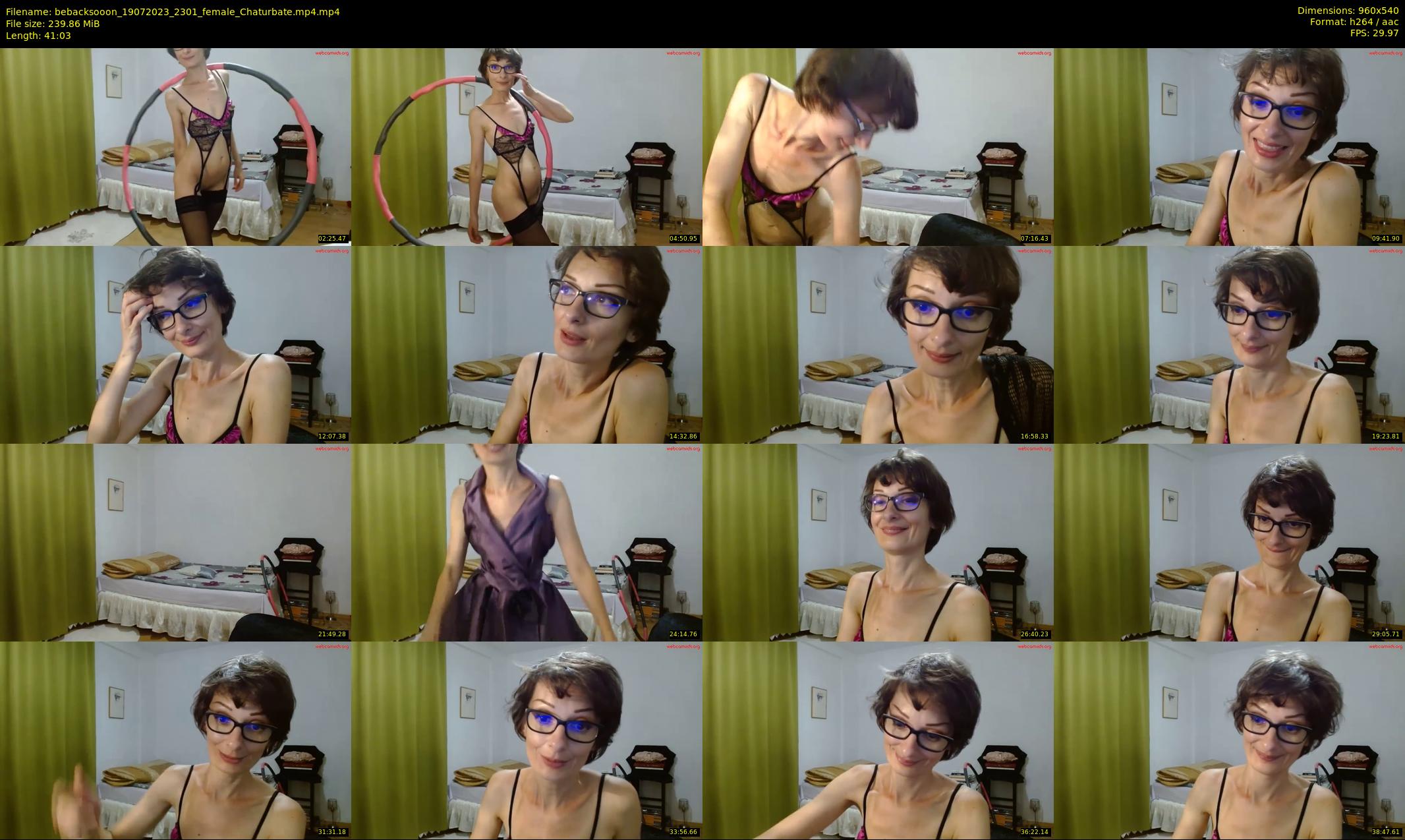 bebacksooon — 42 minute Chaturbate female cam show recording, 480p, Jul 19, 2023