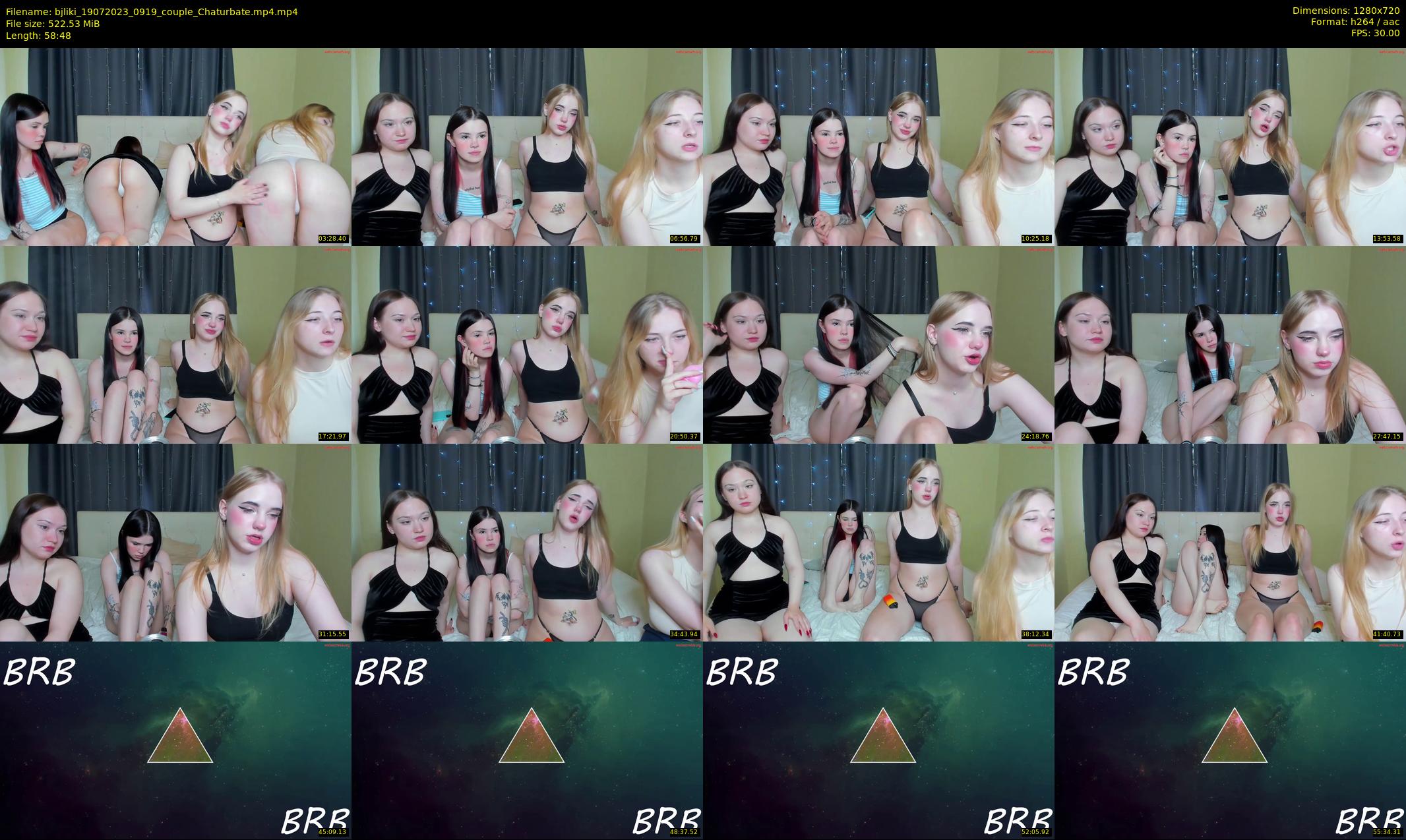 bjliki — 59 minute Chaturbate couple cam show recording, 720p, Jul 19, 2023