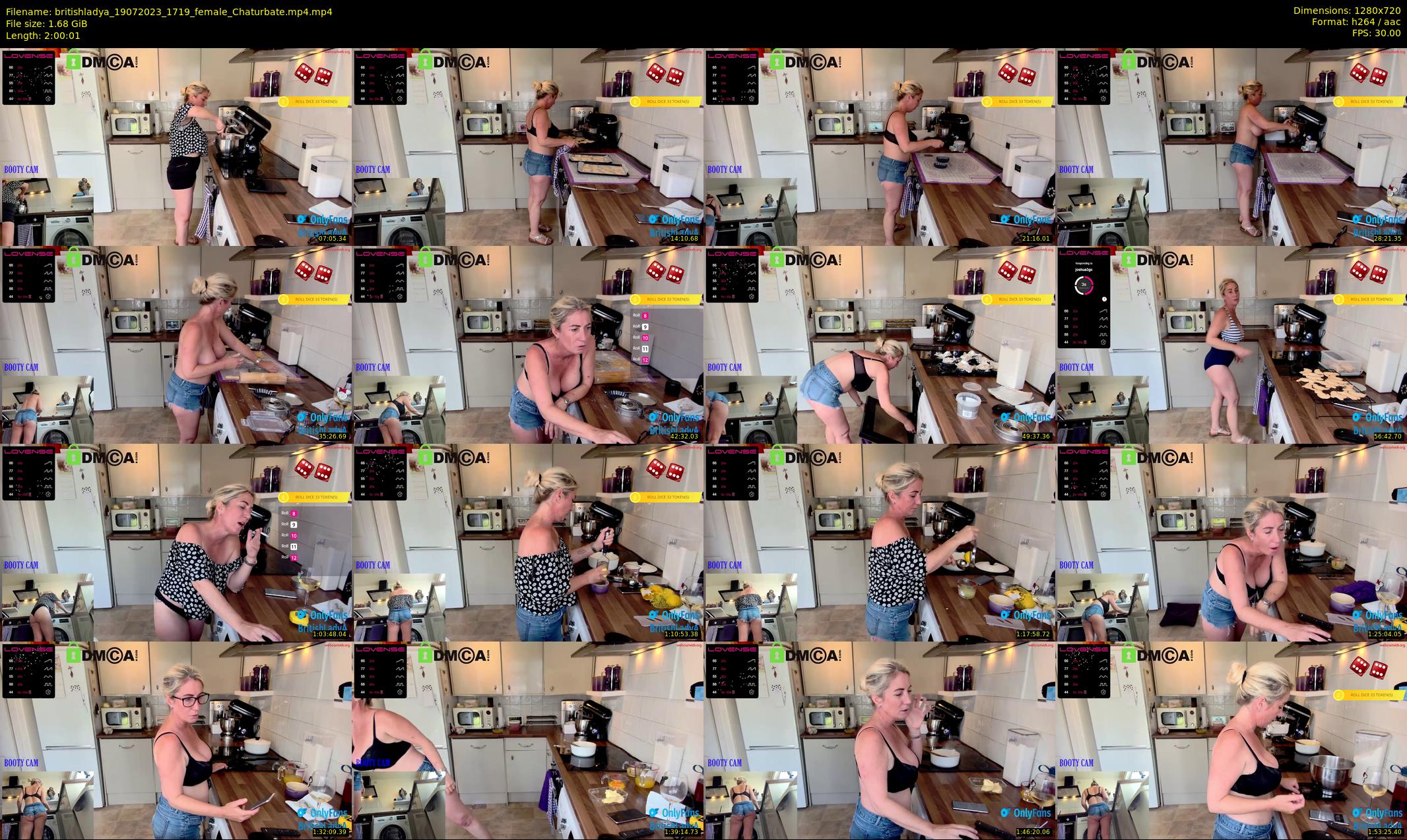 britishladya — 121 minute Chaturbate female cam show recording, 720p, Jul 19, 2023