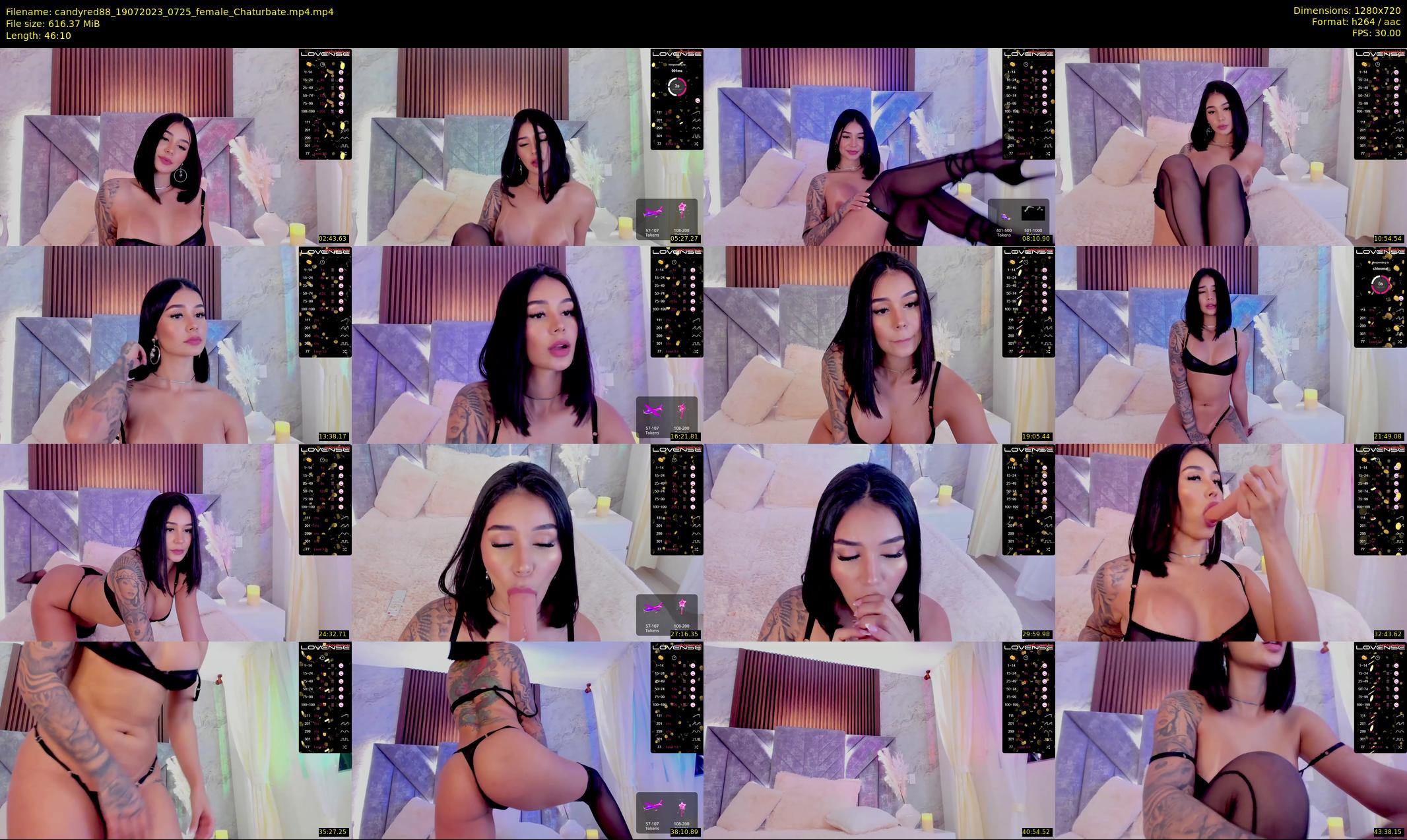 candyred88 — 47 minute Chaturbate female cam show recording, 720p, Jul 19, 2023