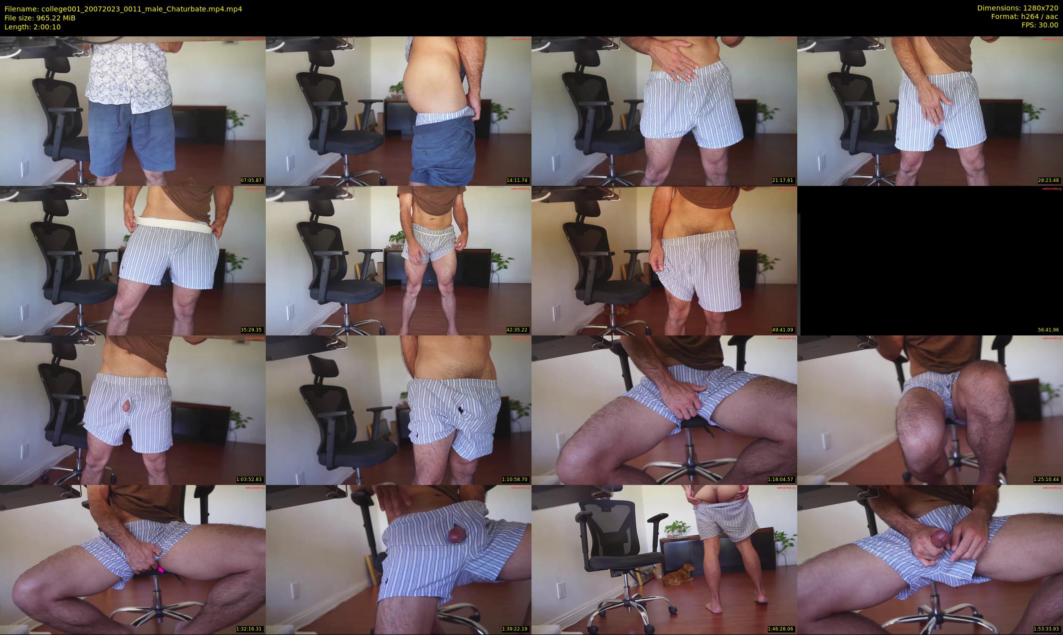 college001 — 121 minute Chaturbate male cam show recording, 720p, Jul 20, 2023