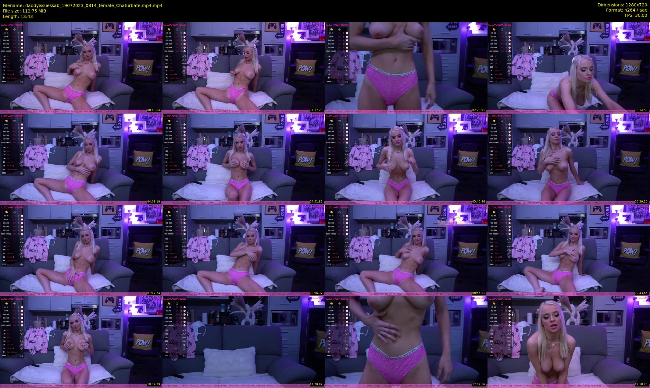 daddyissuessab — 14 minute Chaturbate female cam show recording, 720p, Jul 19, 2023